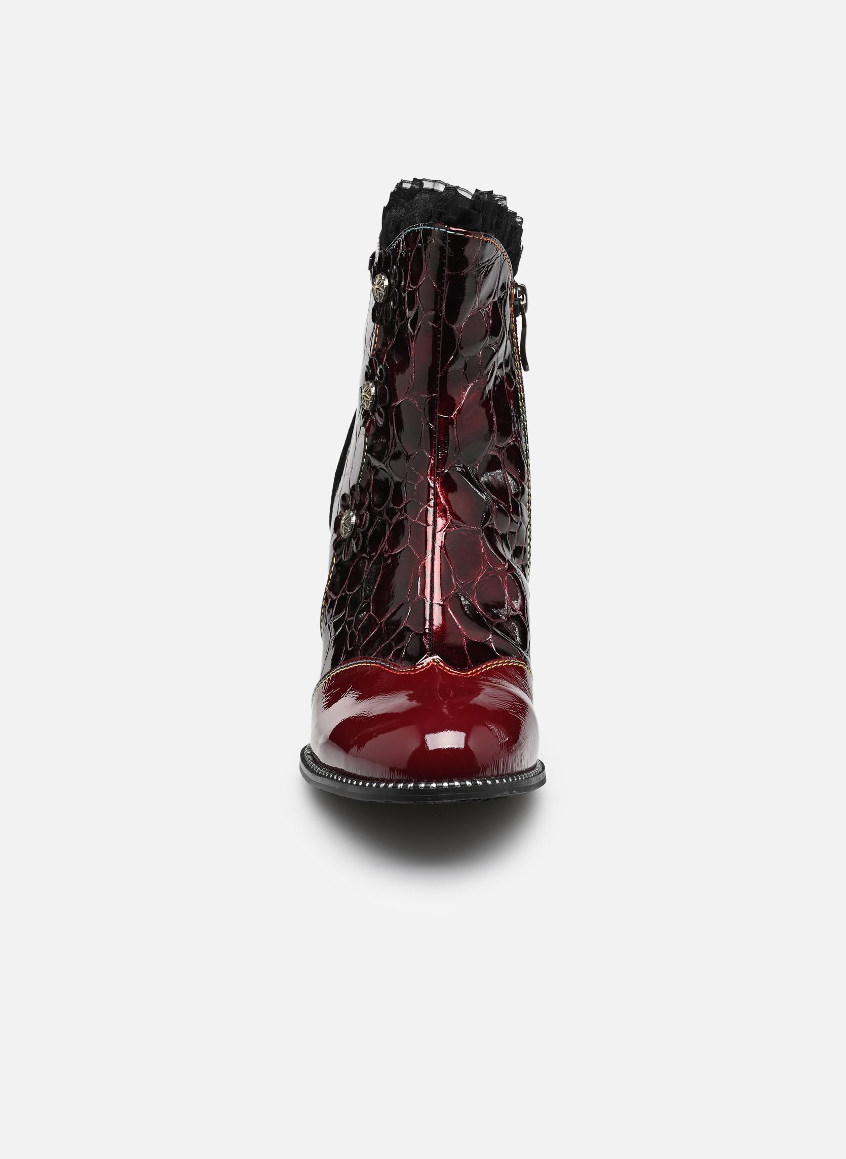 Enkellaarzen en boots LEDAO 14 dames rood Laura Vita Enkellaarzen en boots LEDAO 14 dames rood WINE