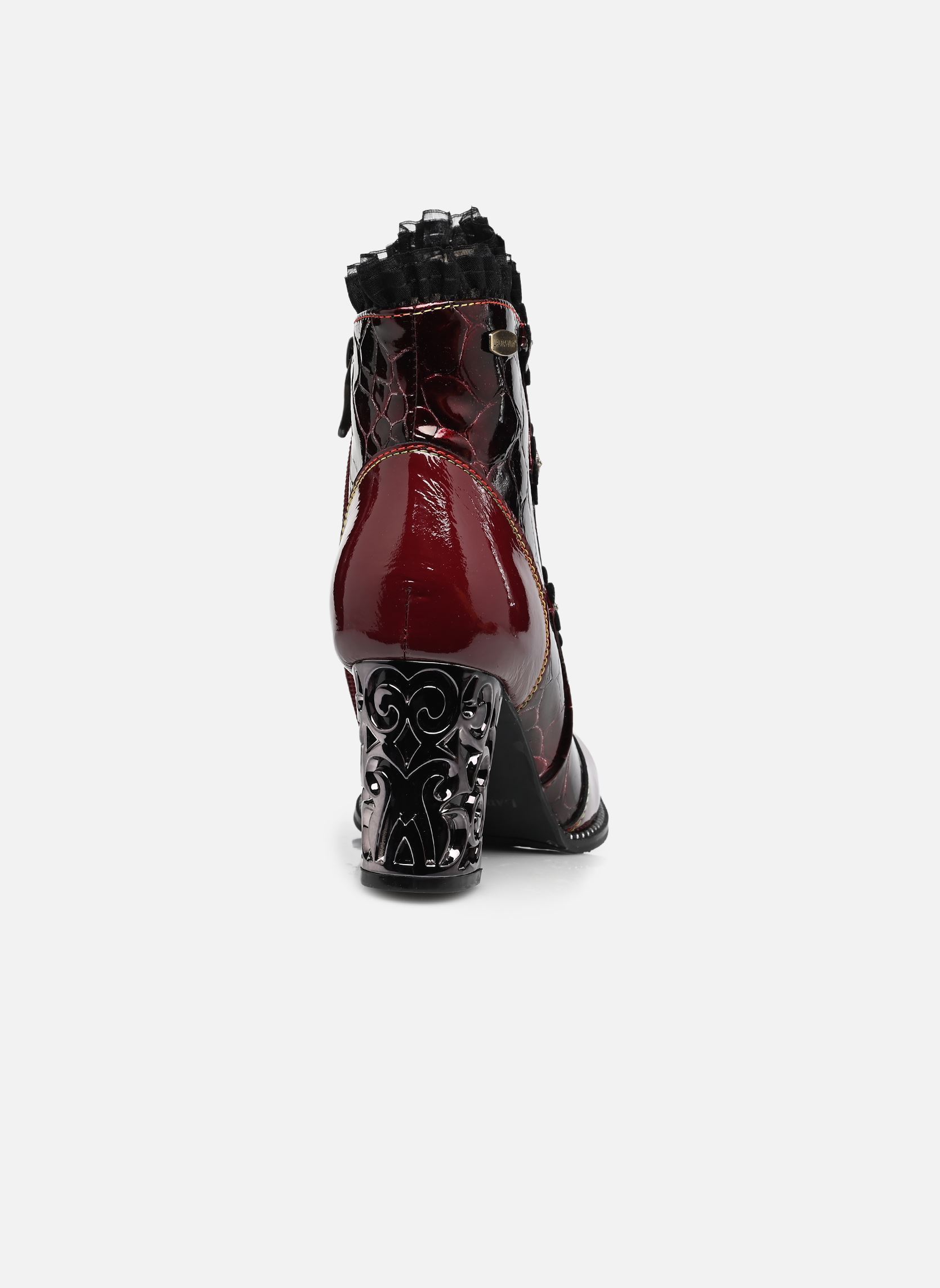 Enkellaarzen en boots LEDAO 14 dames rood Laura Vita Enkellaarzen en boots LEDAO 14 dames rood WINE