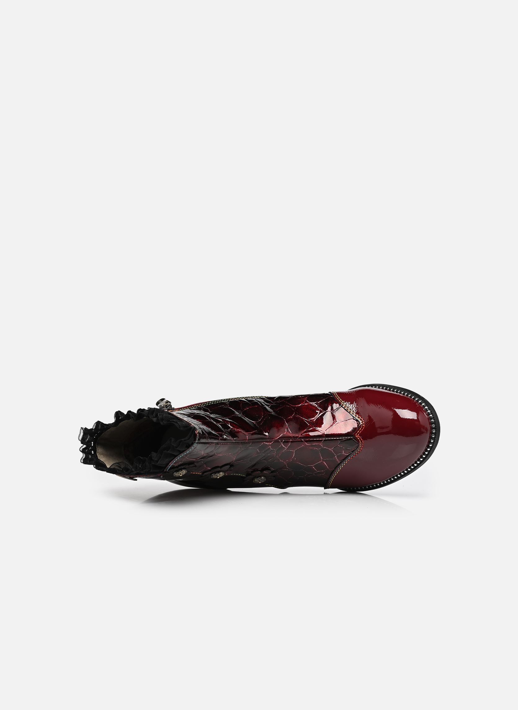 Enkellaarzen en boots LEDAO 14 dames rood Laura Vita Enkellaarzen en boots LEDAO 14 dames rood WINE
