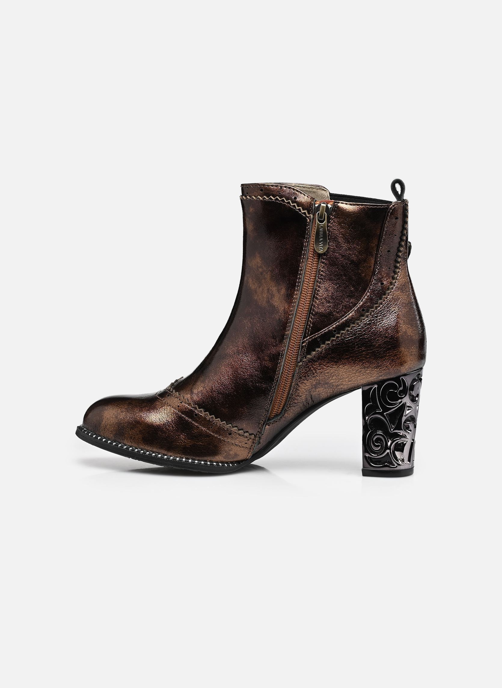 Enkellaarzen en boots LEDAO 615 dames goud en brons Laura Vita Enkellaarzen en boots LEDAO 615 dames goud en brons BRONZE