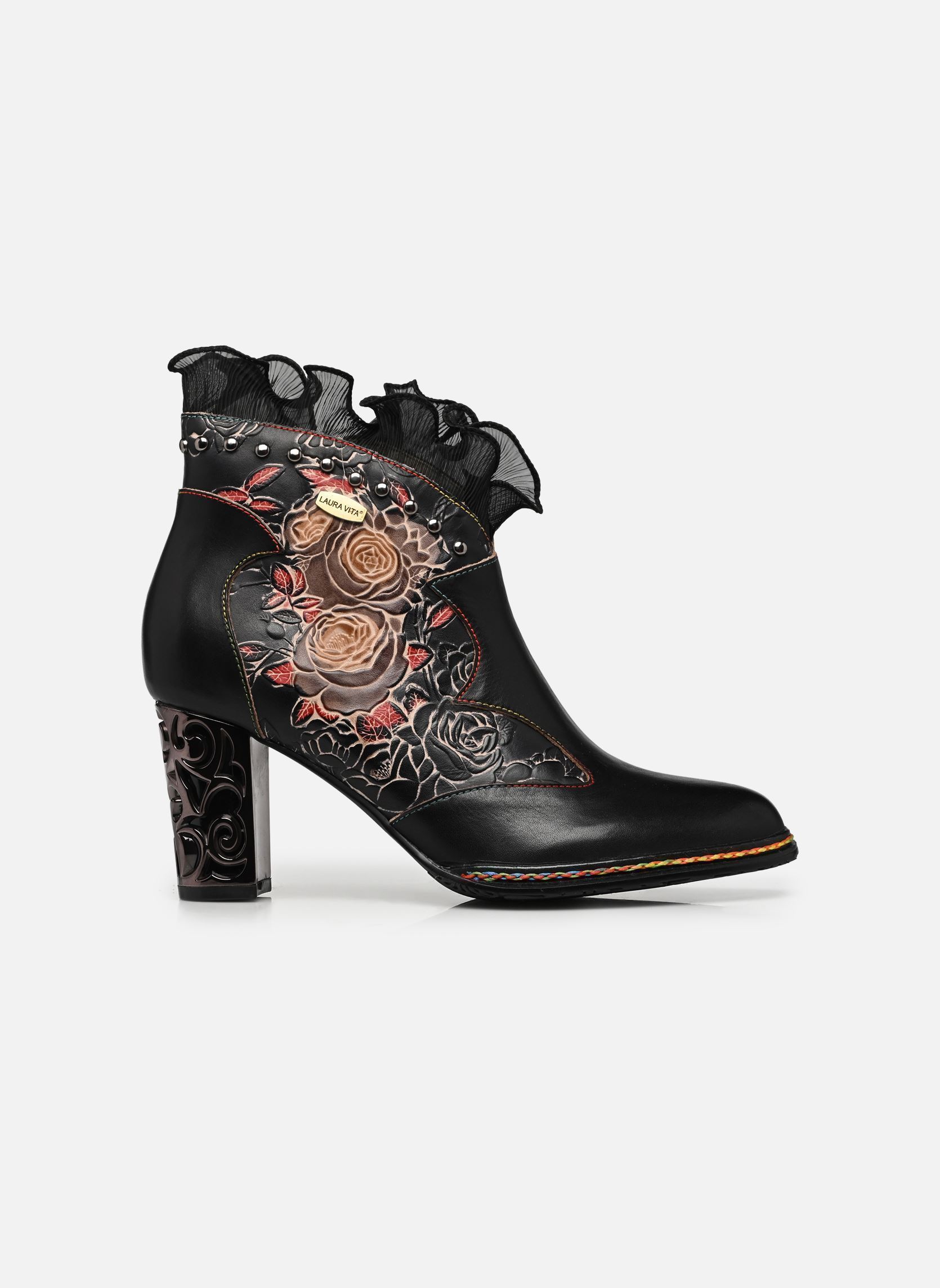Enkellaarzen en boots LEDAO 63 dames zwart Laura Vita Enkellaarzen en boots LEDAO 63 dames zwart NOIR