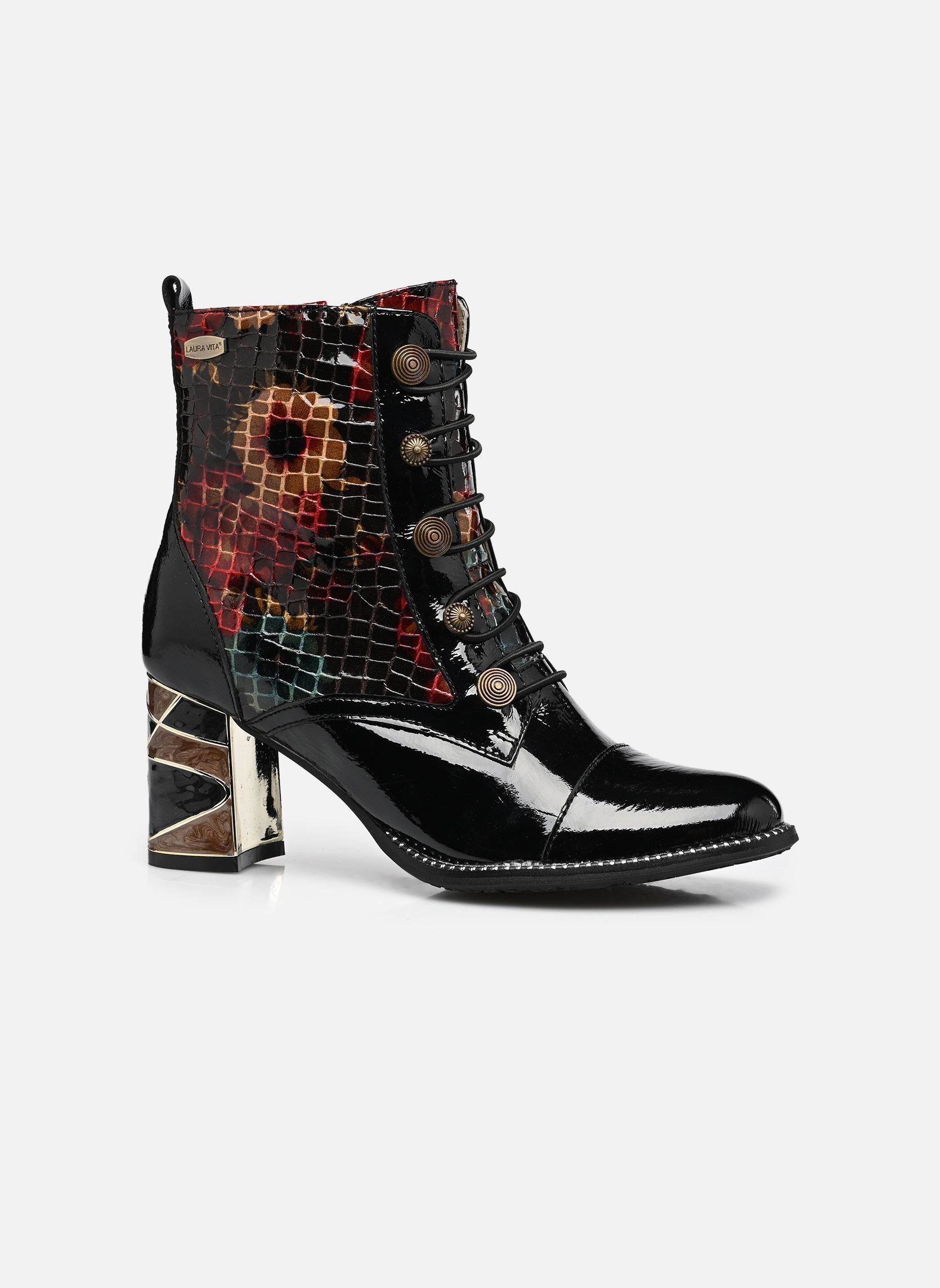 Stiefeletten und Stiefel MARBREO 16 damen schwarz Laura Vita Stiefeletten und Stiefel MARBREO 16 damen schwarz VERNIS NOIR