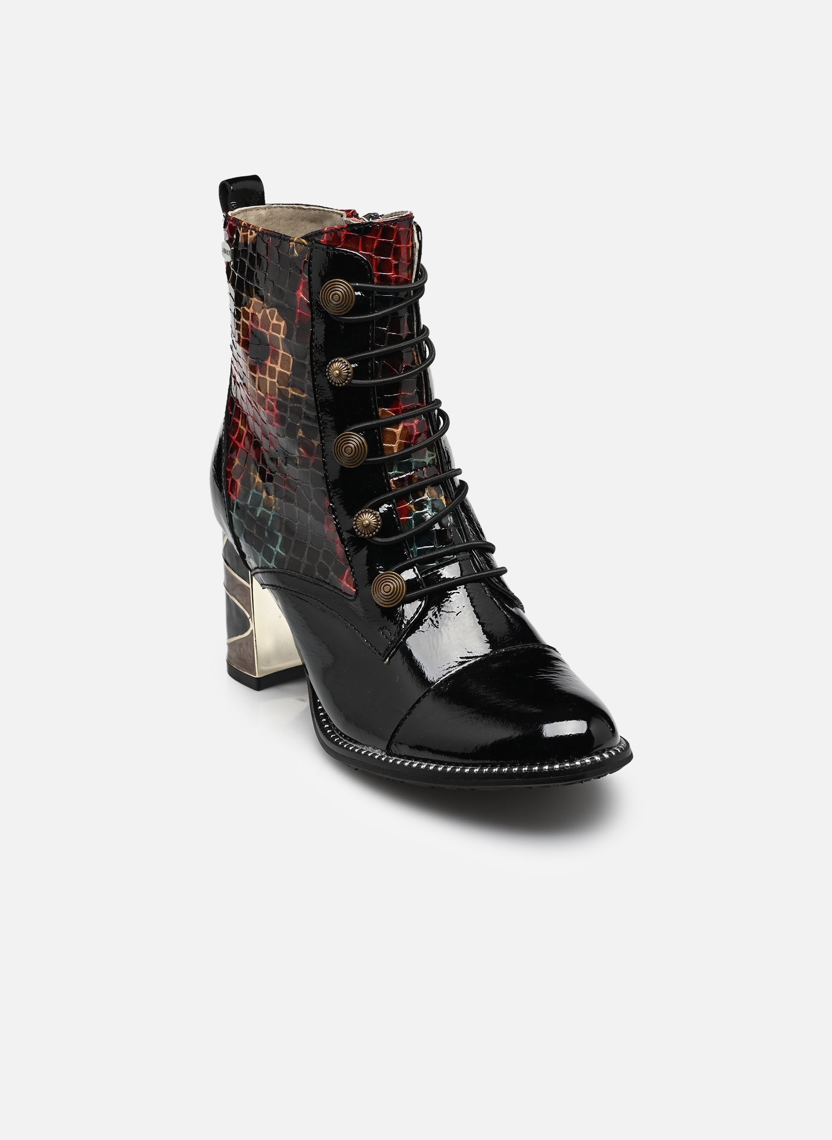 Stiefeletten und Stiefel MARBREO 16 damen schwarz Laura Vita Stiefeletten und Stiefel MARBREO 16 damen schwarz VERNIS NOIR