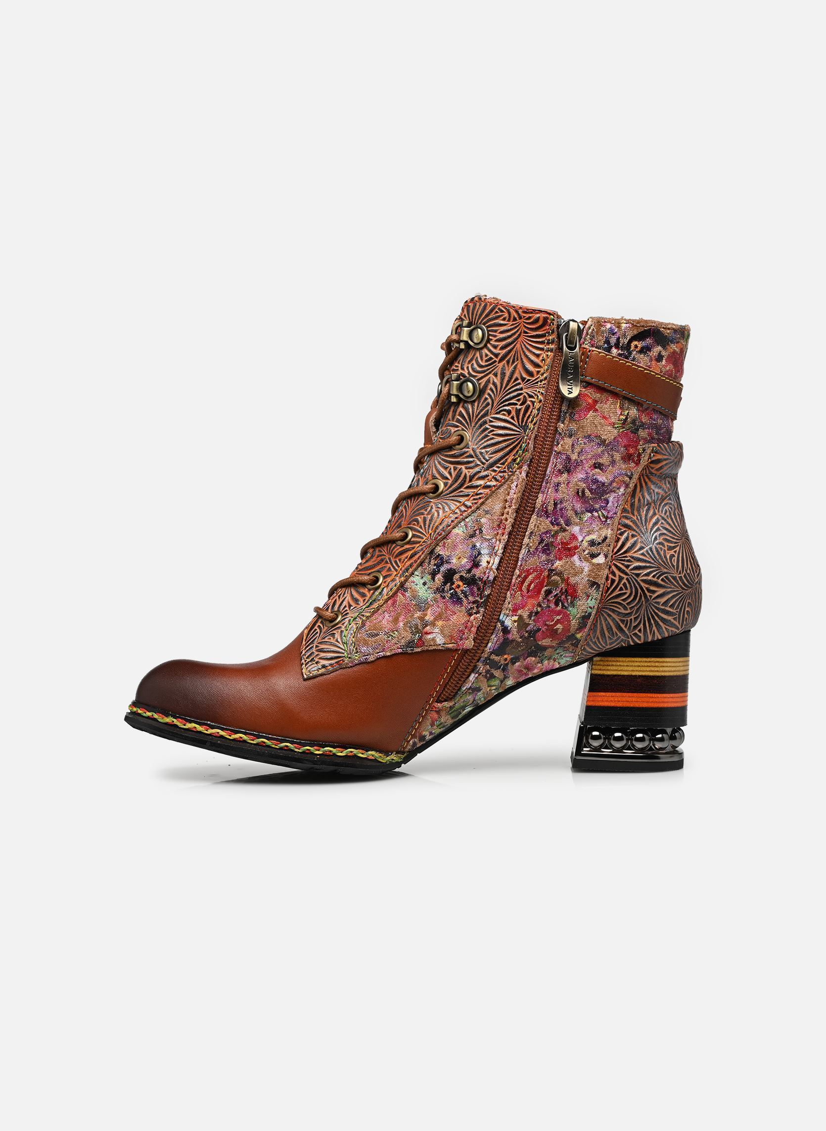 Enkellaarzen en boots REJINEO 30 dames meerkleurig Laura Vita Enkellaarzen en boots REJINEO 30 dames meerkleurig MARRON