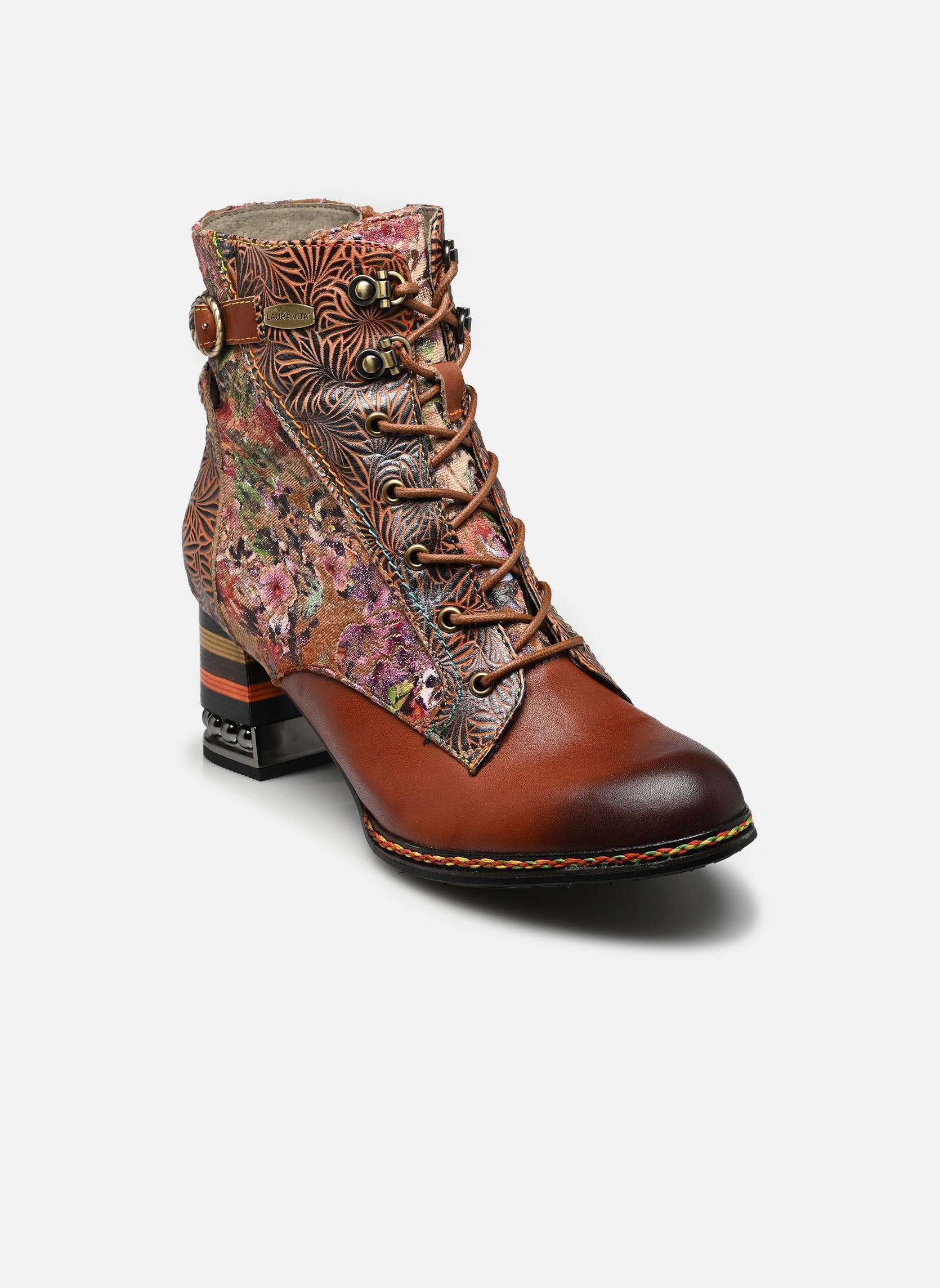 Enkellaarzen en boots REJINEO 30 dames meerkleurig Laura Vita Enkellaarzen en boots REJINEO 30 dames meerkleurig MARRON
