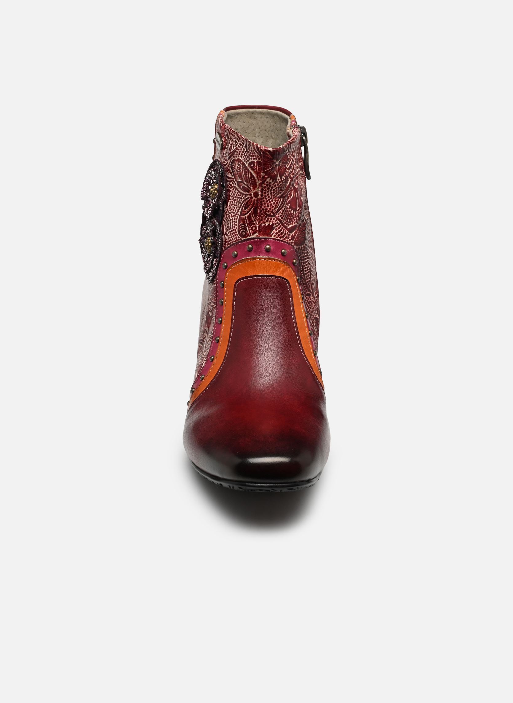 Enkellaarzen en boots TALAO 02 dames rood Laura Vita Enkellaarzen en boots TALAO 02 dames rood WINE