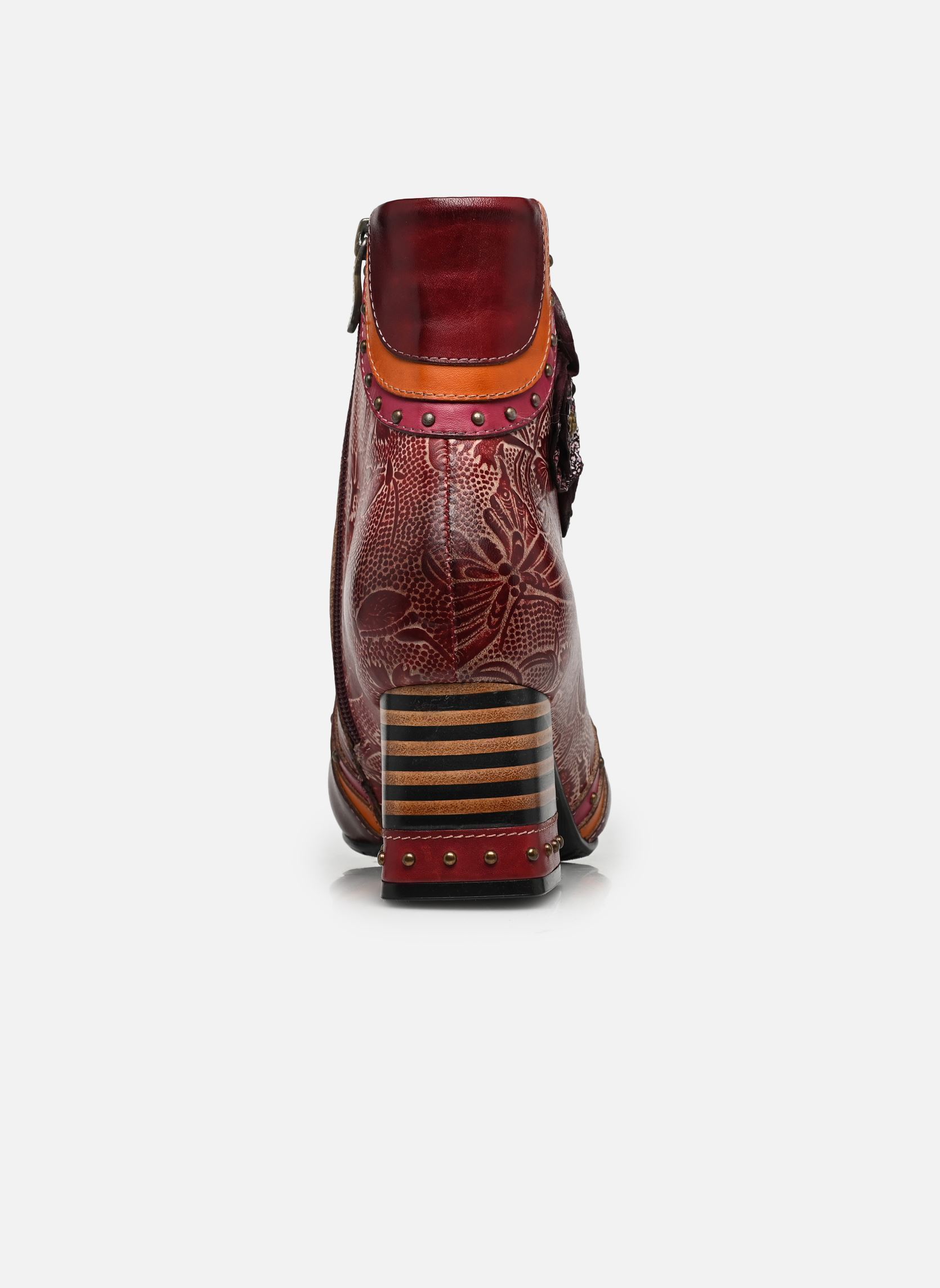 Enkellaarzen en boots TALAO 02 dames rood Laura Vita Enkellaarzen en boots TALAO 02 dames rood WINE