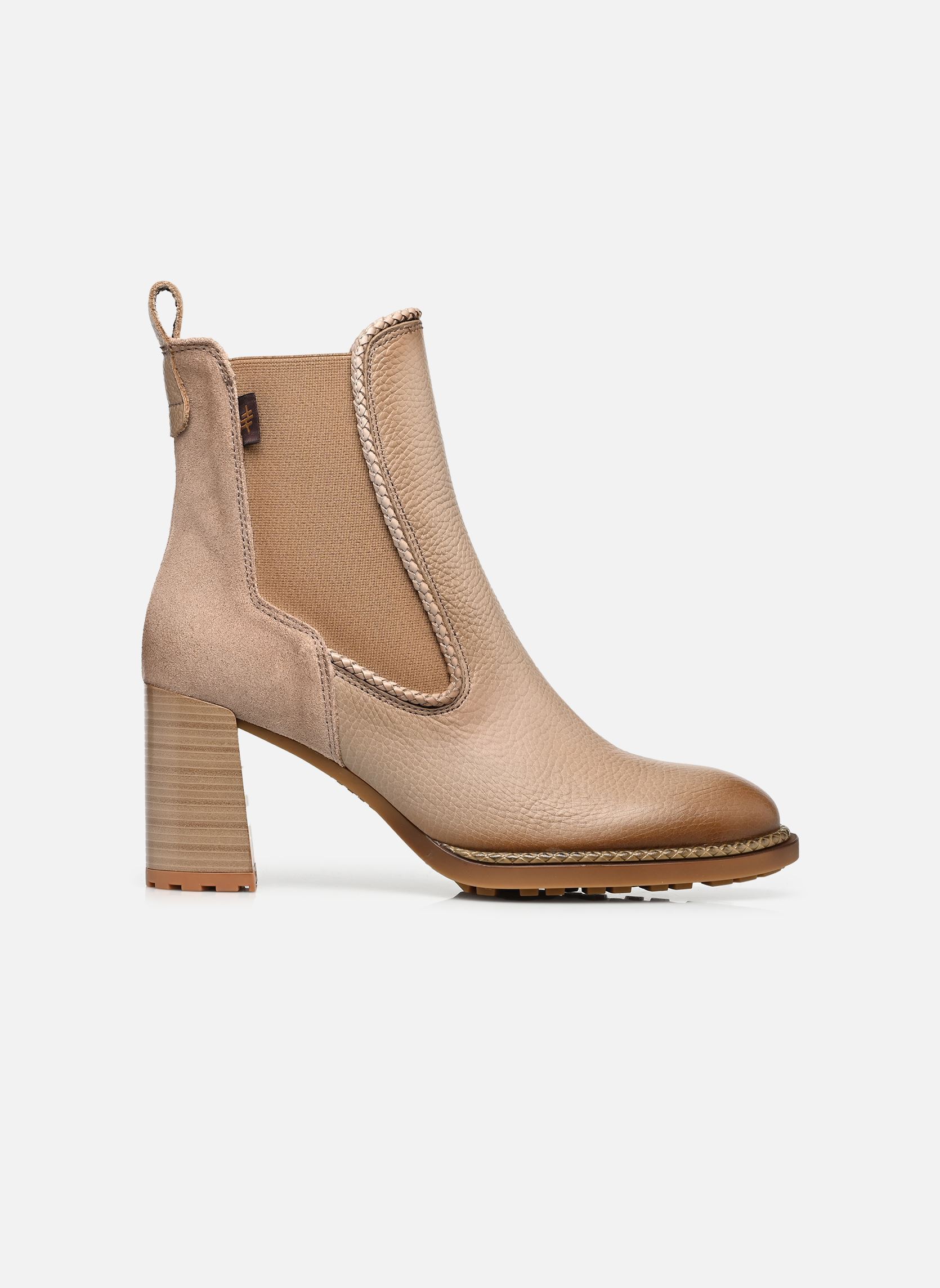 Bottines et boots ALABAMA-I26 femme beige Hispanitas Bottines et boots ALABAMA-I26 femme beige CASTORO