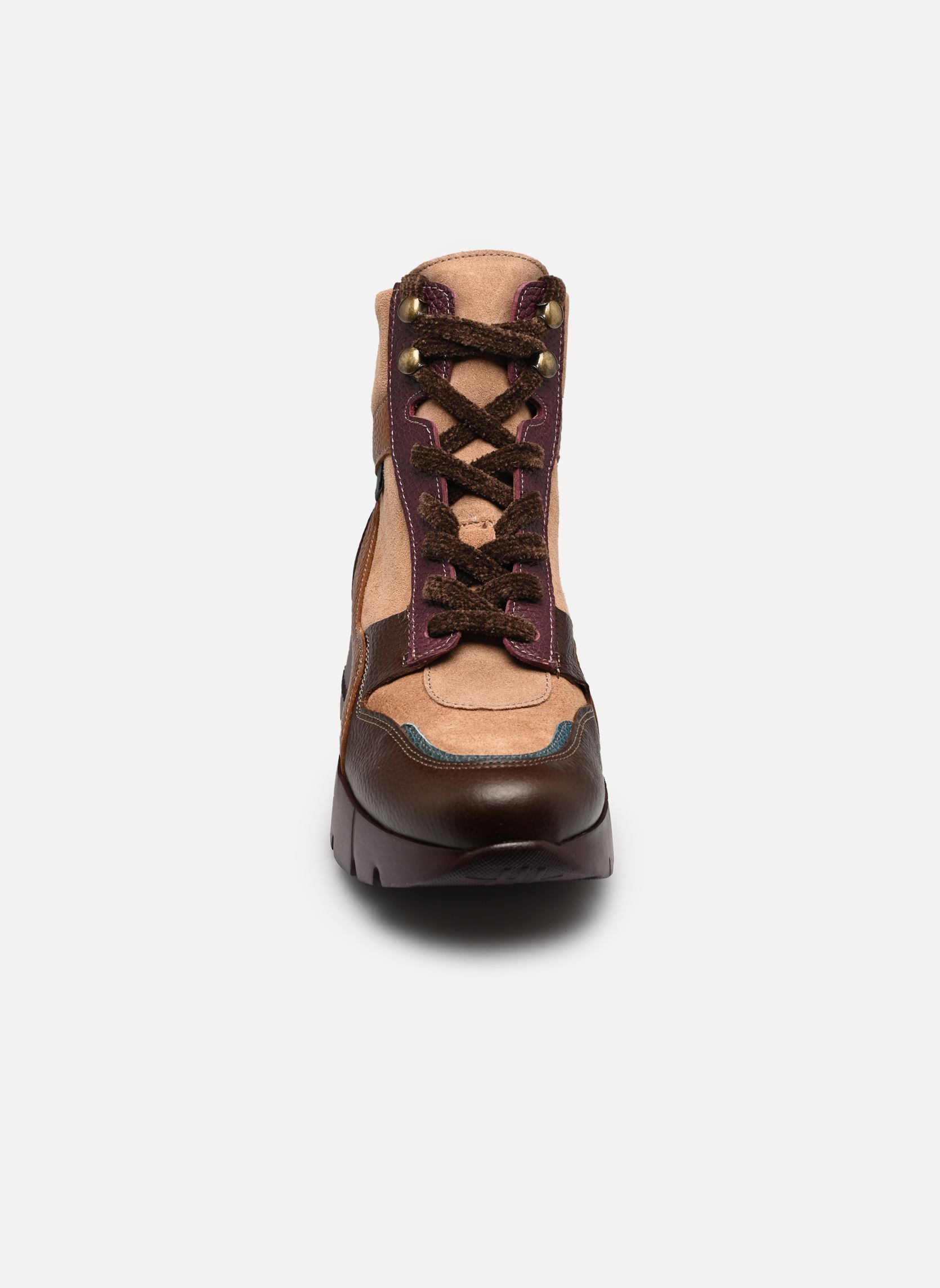 Enkellaarzen en boots MONTANA-I26 dames bruin Hispanitas Enkellaarzen en boots MONTANA-I26 dames bruin ESPRESSO