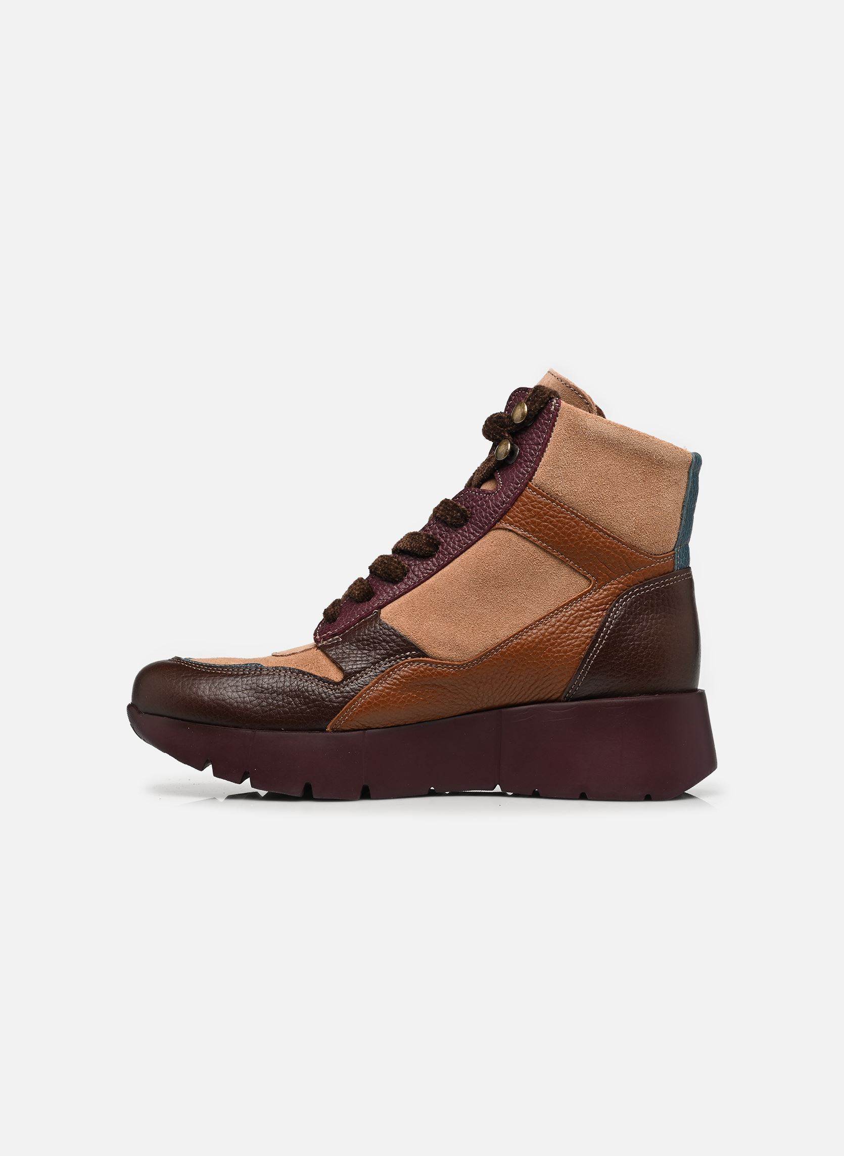 Enkellaarzen en boots MONTANA-I26 dames bruin Hispanitas Enkellaarzen en boots MONTANA-I26 dames bruin ESPRESSO