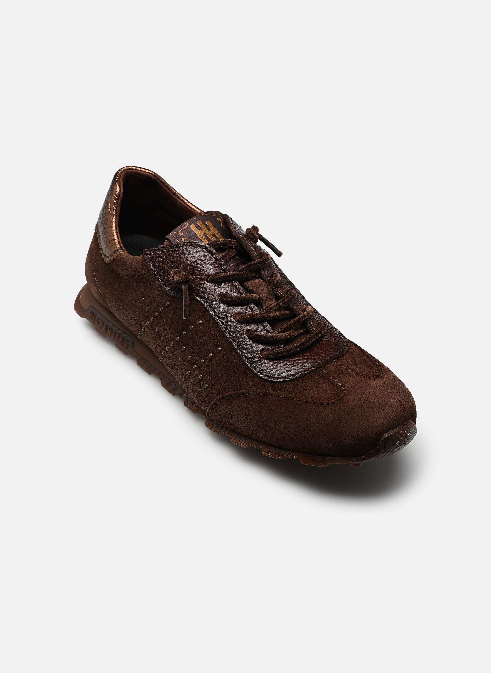 Baskets ZINNIA-I26 femme marron Hispanitas Baskets ZINNIA-I26 femme marron ESPRESSO
