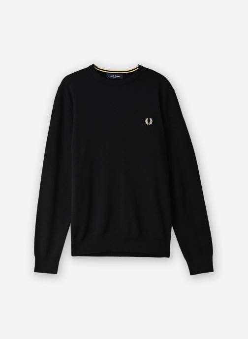 Fred Perry Pulls Classic Crew Neck Jumper homme noir