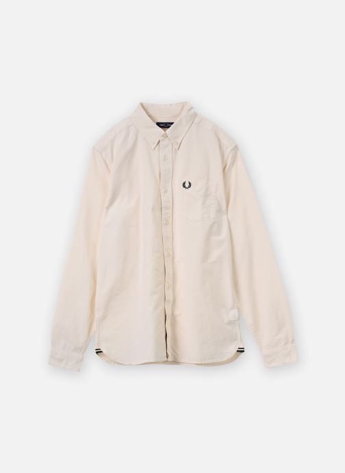 Fred Perry Poloshirts Concealed Tipped Oxford Shirt herren weiß