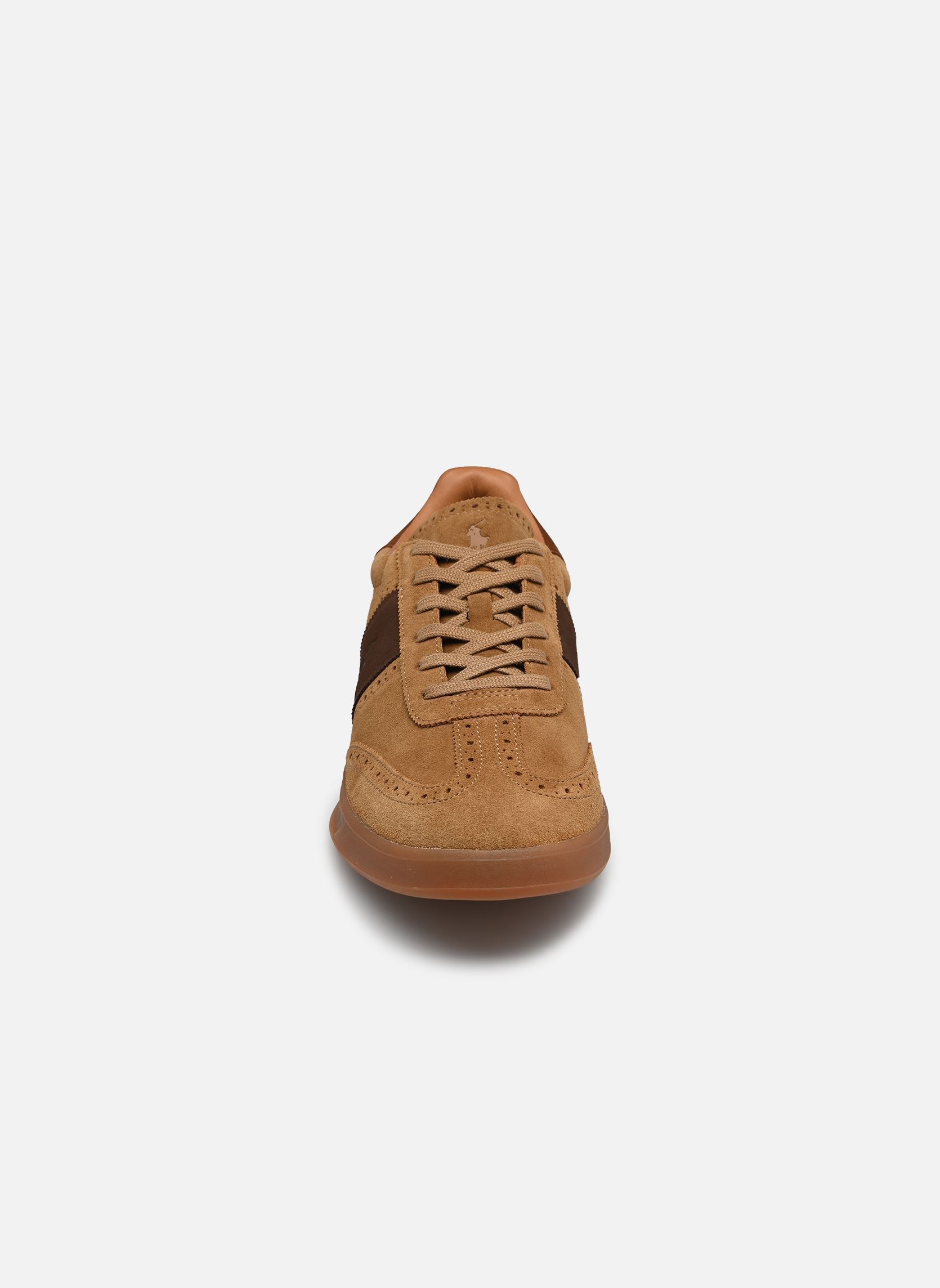 Baskets HERITAGE AERA BRO homme marron Polo Ralph Lauren Baskets HERITAGE AERA BRO homme marron DESERT TAN