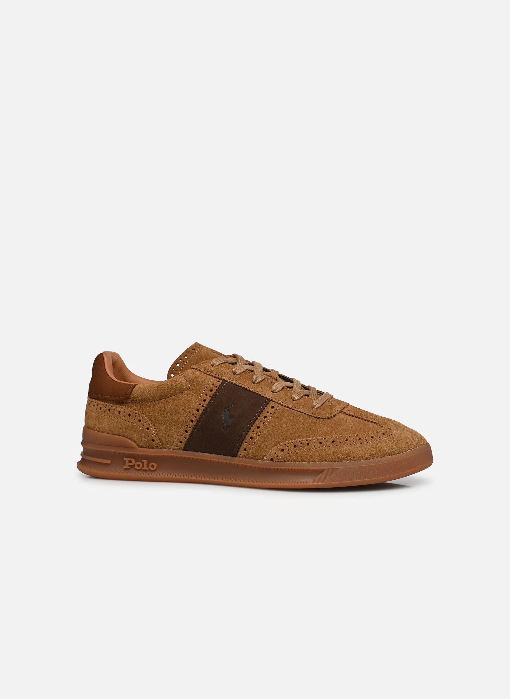 Baskets HERITAGE AERA BRO homme marron Polo Ralph Lauren Baskets HERITAGE AERA BRO homme marron DESERT TAN