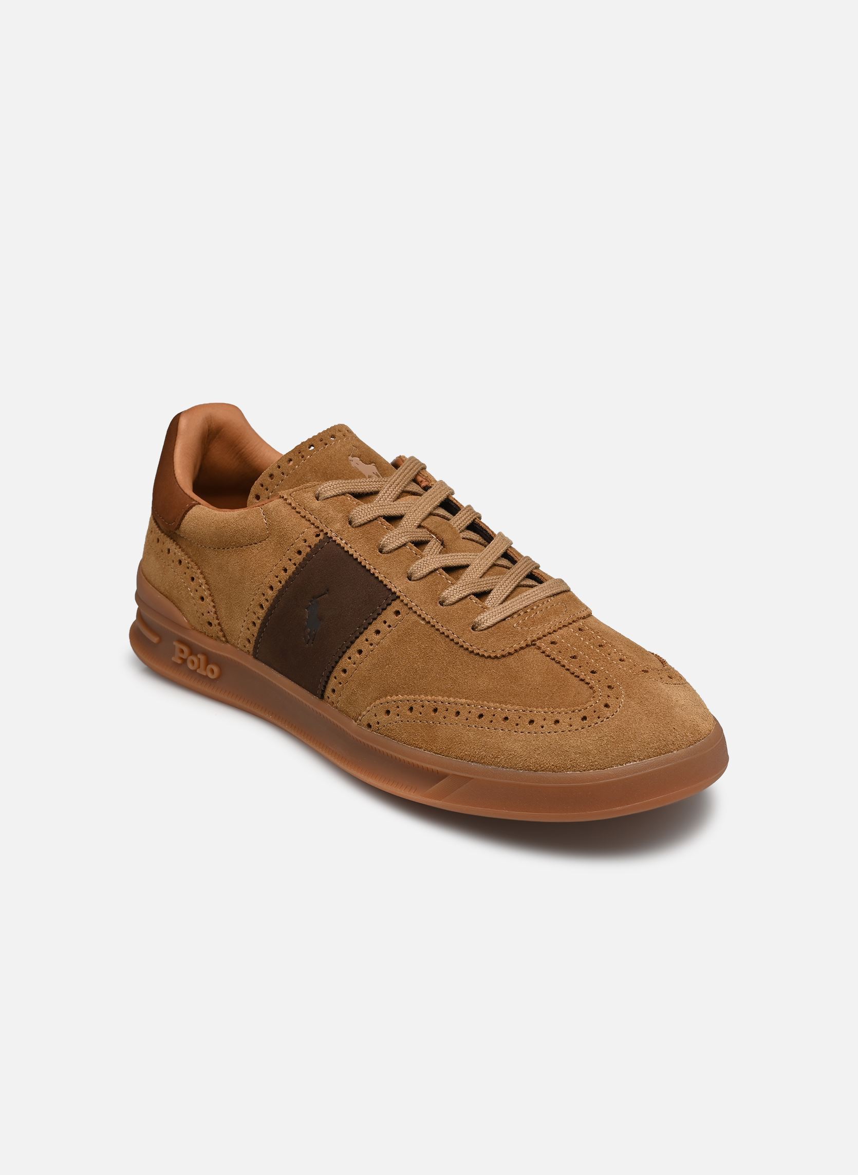 Baskets HERITAGE AERA BRO homme marron Polo Ralph Lauren Baskets HERITAGE AERA BRO homme marron DESERT TAN