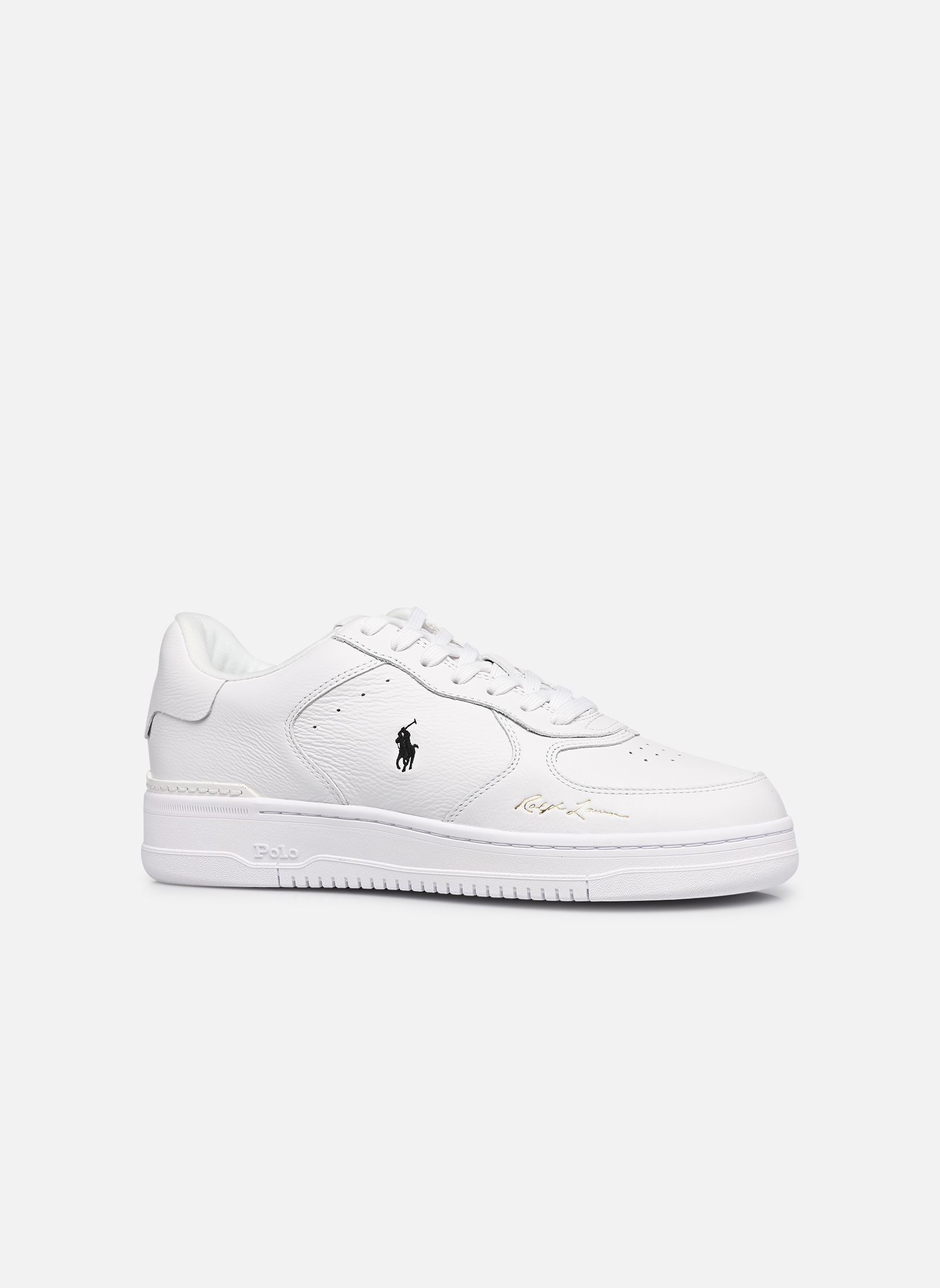 Baskets MASTERS COURT SIG homme blanc Polo Ralph Lauren Baskets MASTERS COURT SIG homme blanc WHITE/BLACK PP