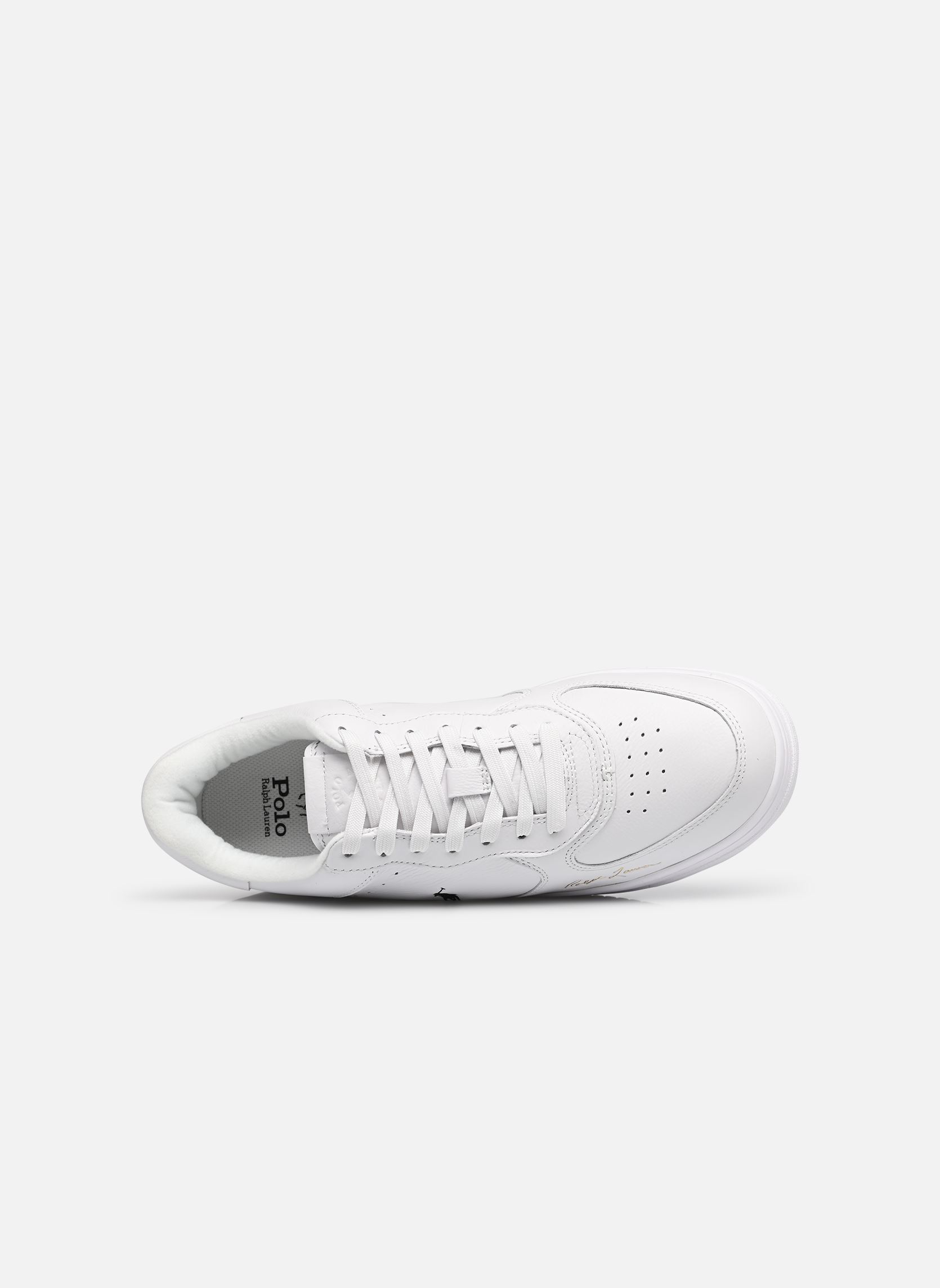 Baskets MASTERS COURT SIG homme blanc Polo Ralph Lauren Baskets MASTERS COURT SIG homme blanc WHITE/BLACK PP