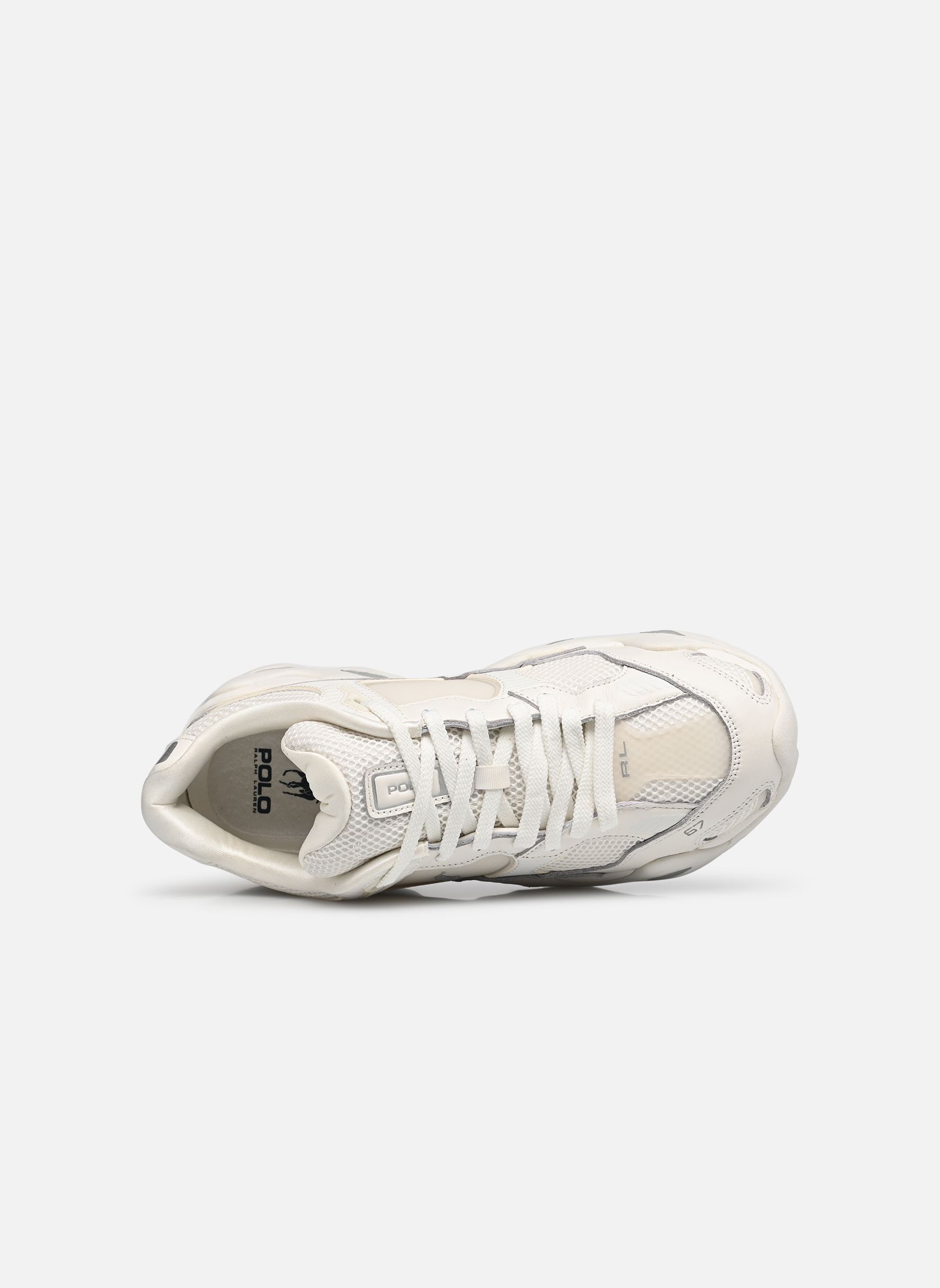 Baskets TRACKSTER 300 homme blanc Polo Ralph Lauren Baskets TRACKSTER 300 homme blanc DECKWASH WHITE