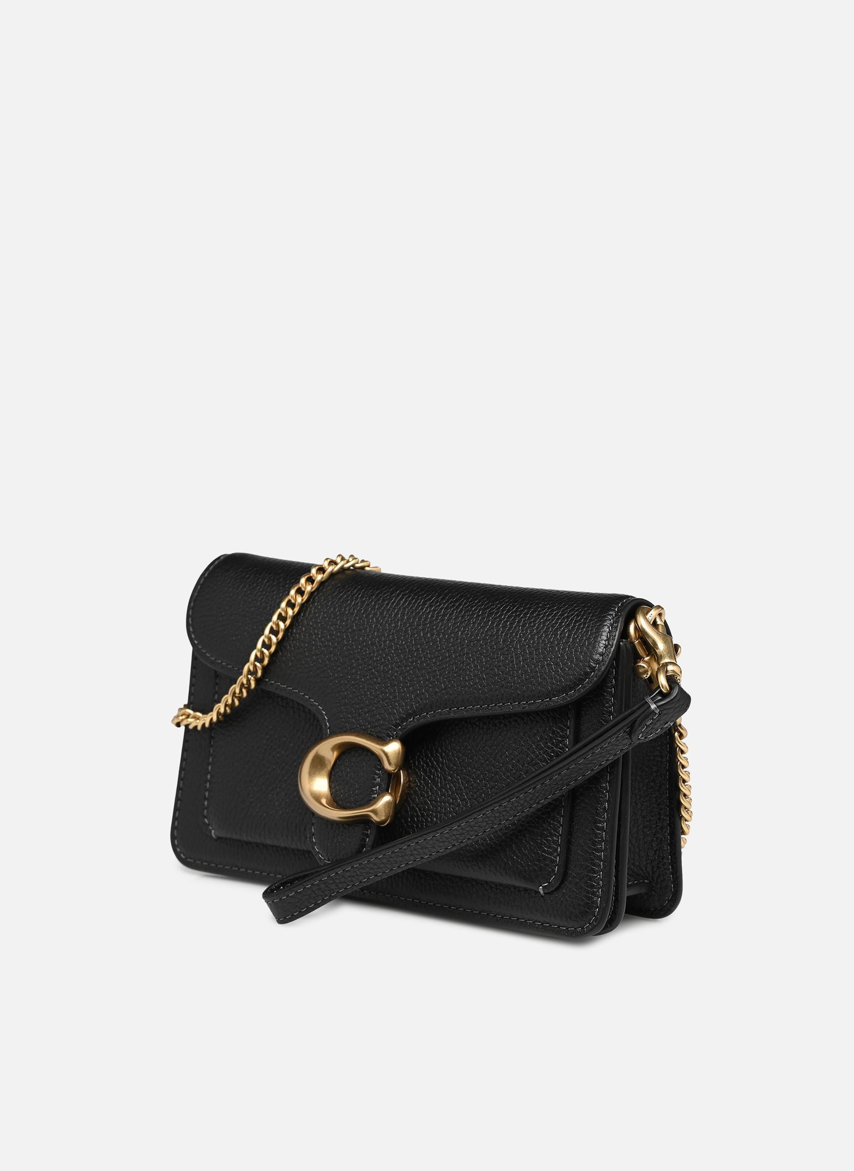 Taschen POLISHED PEBBLED LEATHER TABBY CHAIN CRO damen schwarz Coach Taschen POLISHED PEBBLED LEATHER TABBY CHAIN CRO damen schwarz B4/BLACK