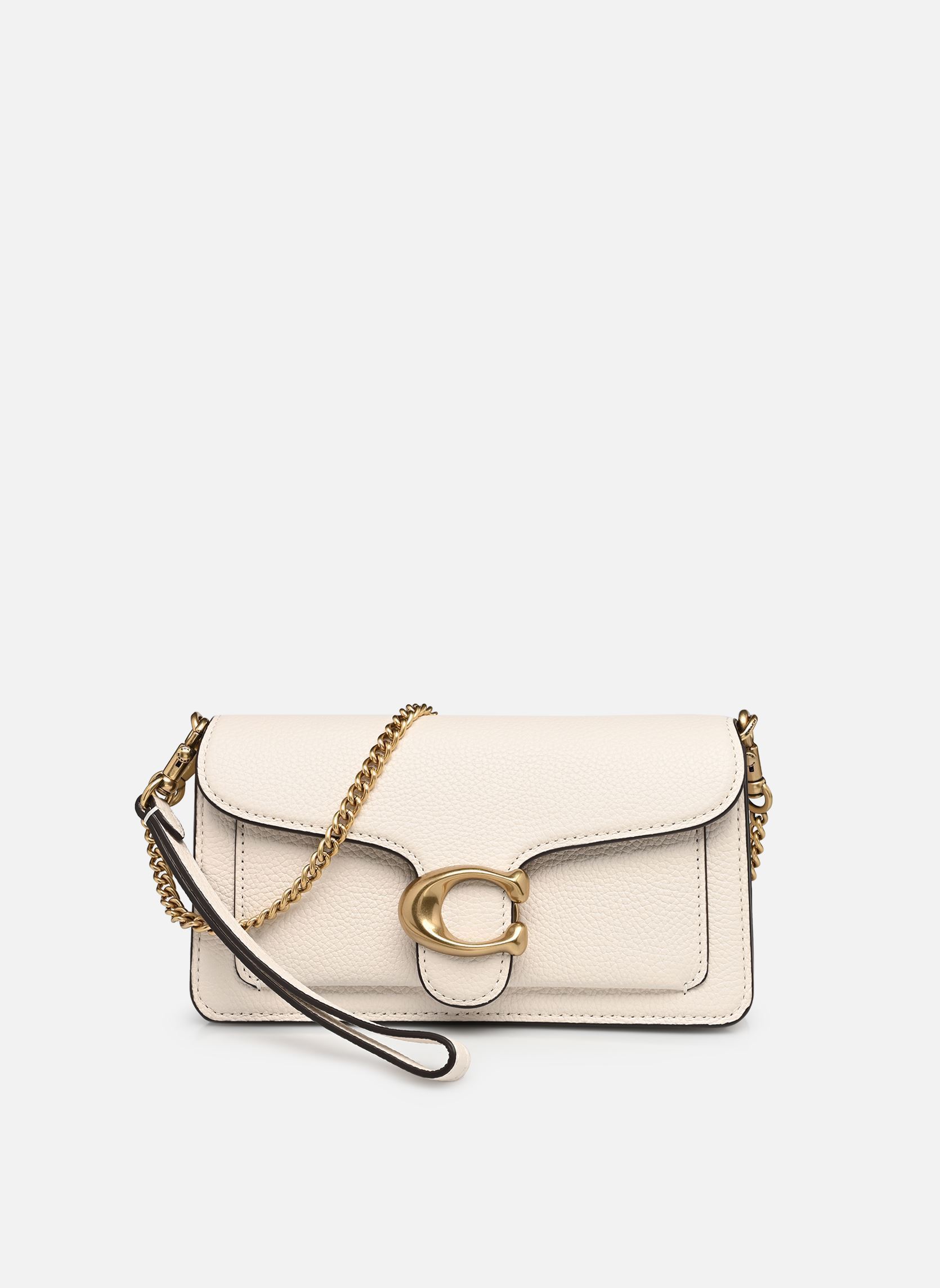 Taschen POLISHED PEBBLED LEATHER TABBY CHAIN CRO damen weiß Coach Taschen POLISHED PEBBLED LEATHER TABBY CHAIN CRO damen weiß B4/CHALK
