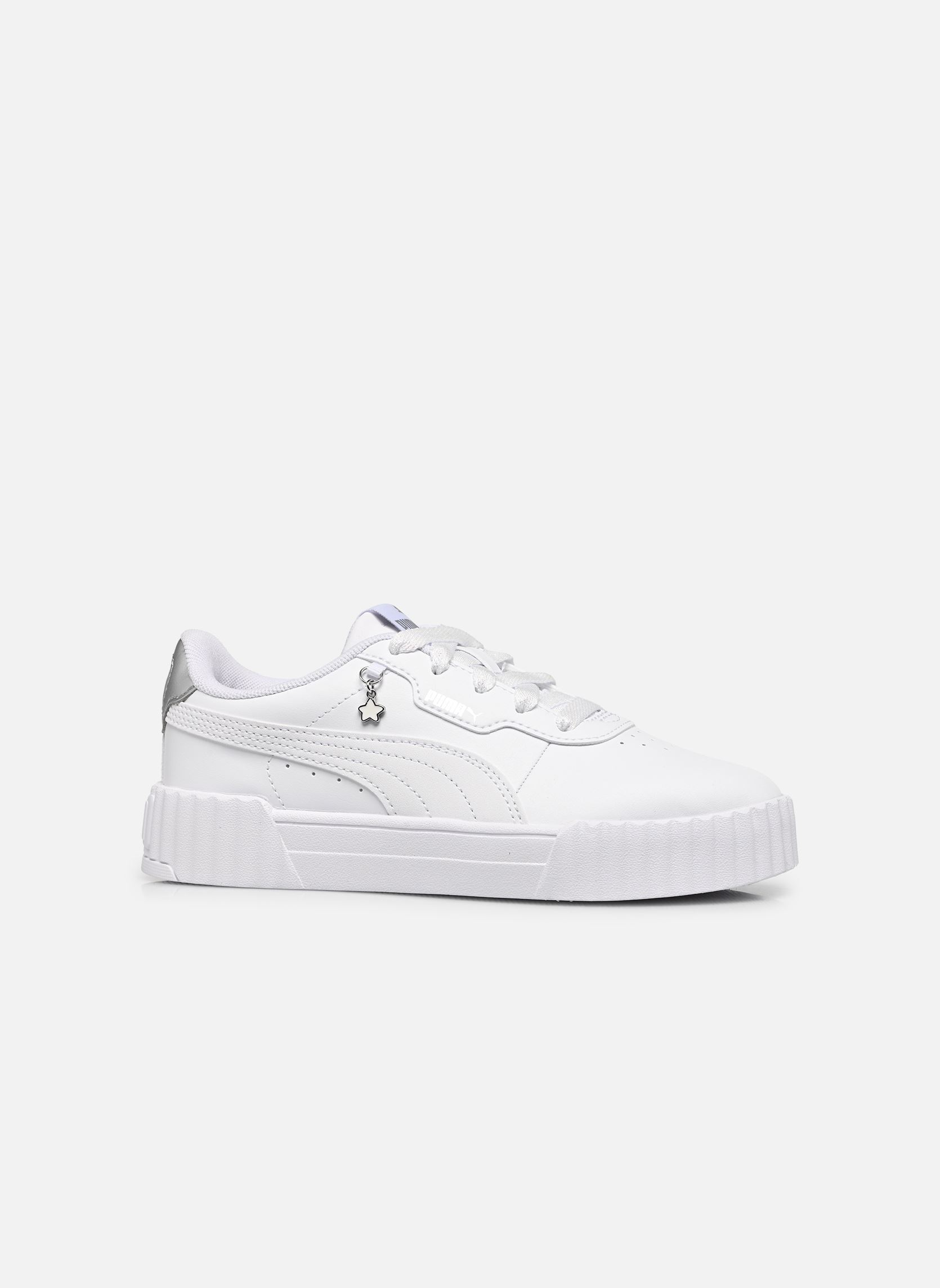 Sneaker Carina 3.0 Charm PS mädchen weiß Puma Sneaker Carina 3.0 Charm PS mädchen weiß PUMA WHITE-PUMA SILVER