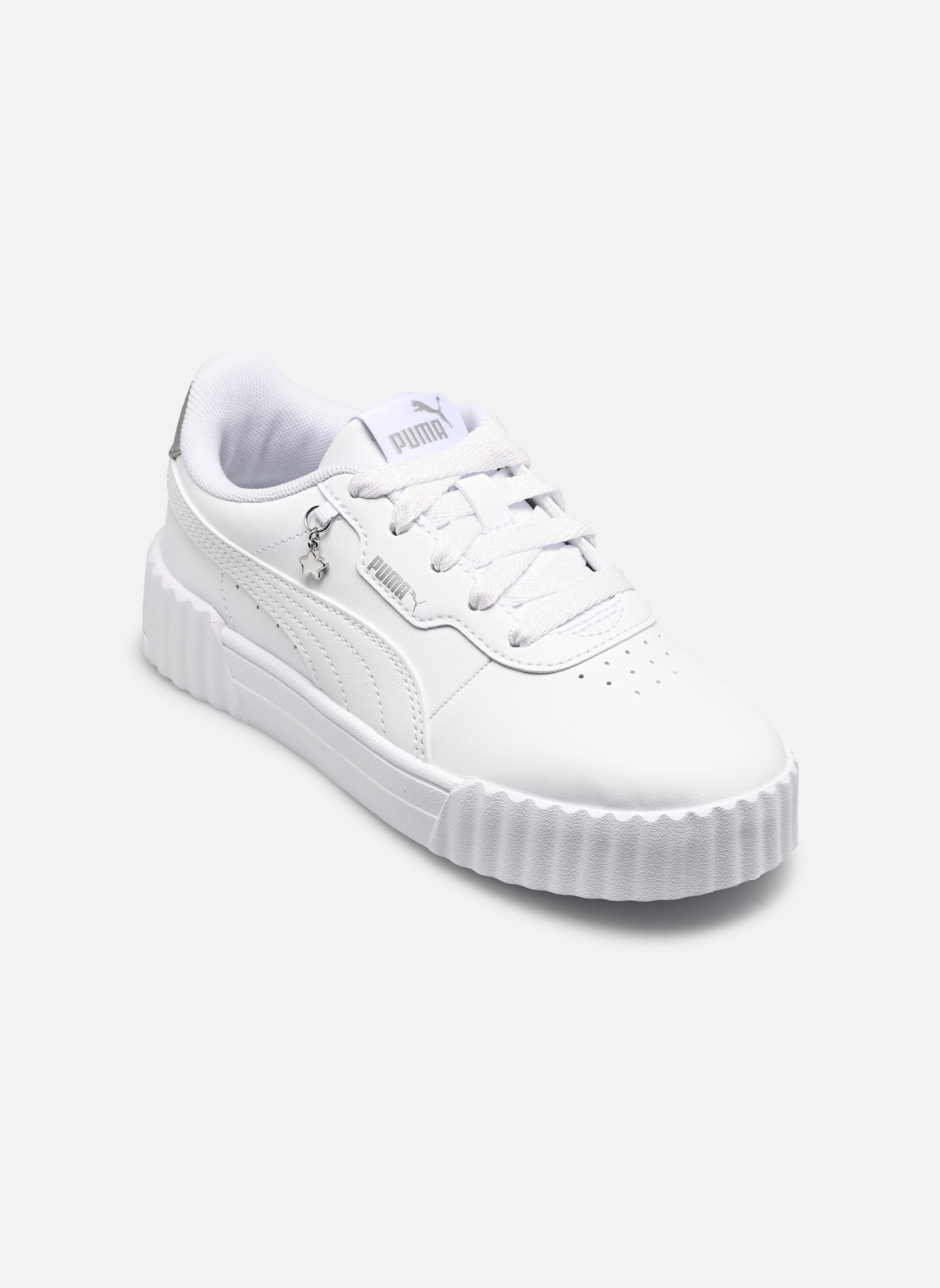 Sneaker Carina 3.0 Charm PS mädchen weiß Puma Sneaker Carina 3.0 Charm PS mädchen weiß PUMA WHITE-PUMA SILVER