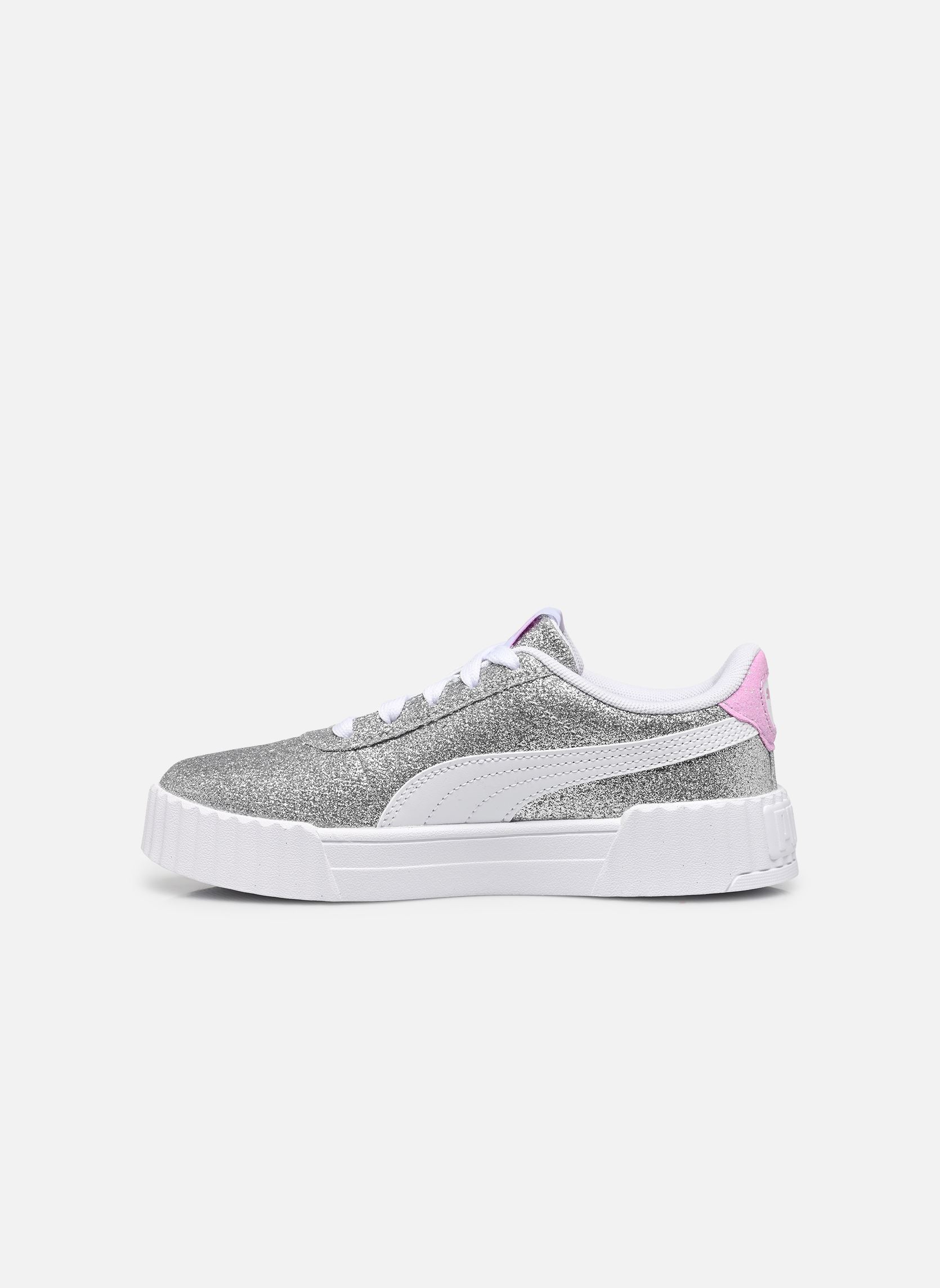 Sneaker Carina 3.0 Glitz PS mädchen silber Puma Sneaker Carina 3.0 Glitz PS mädchen silber PUMA SILVER-PUMA WHITE