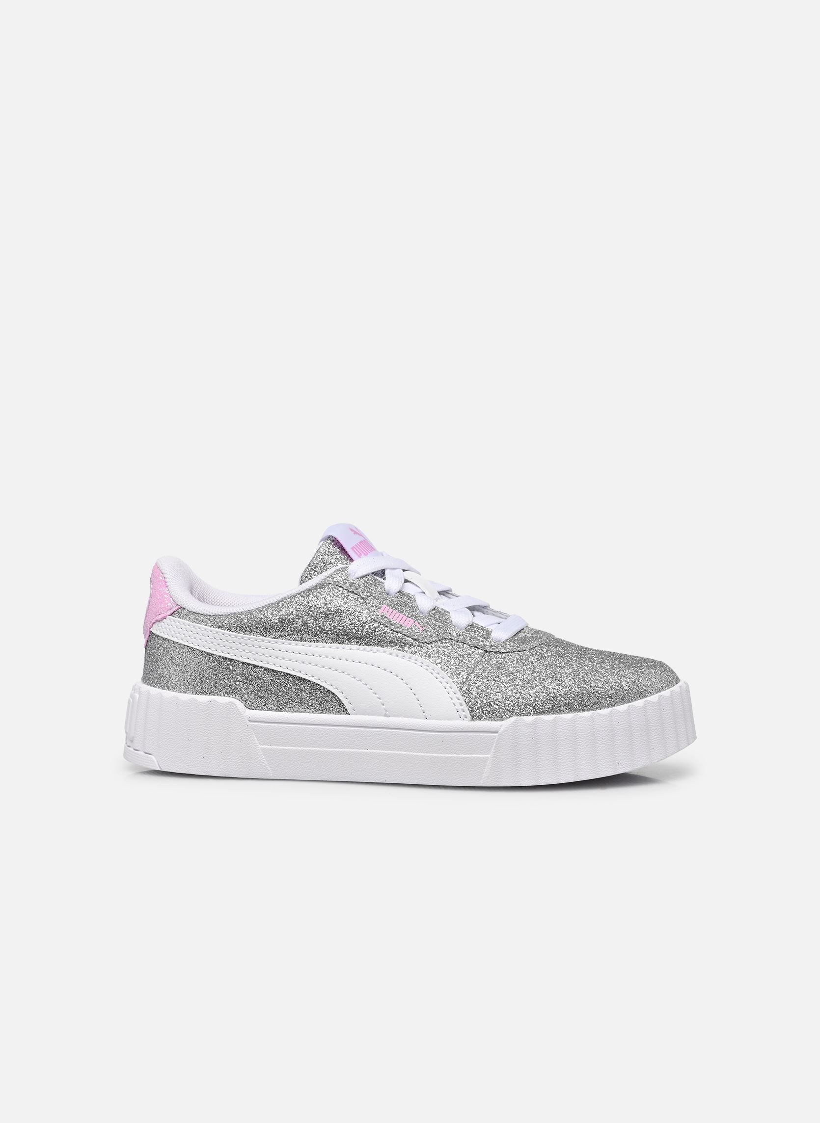 Sneaker Carina 3.0 Glitz PS mädchen silber Puma Sneaker Carina 3.0 Glitz PS mädchen silber PUMA SILVER-PUMA WHITE