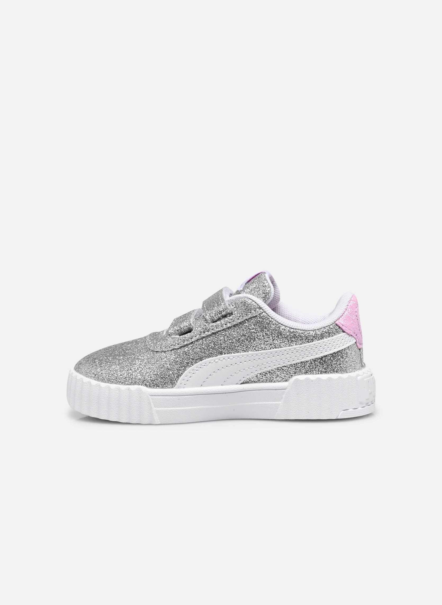 Sneaker Carina 3.0 Glitz V Inf mädchen silber Puma Sneaker Carina 3.0 Glitz V Inf mädchen silber PUMA SILVER-PUMA WHITE