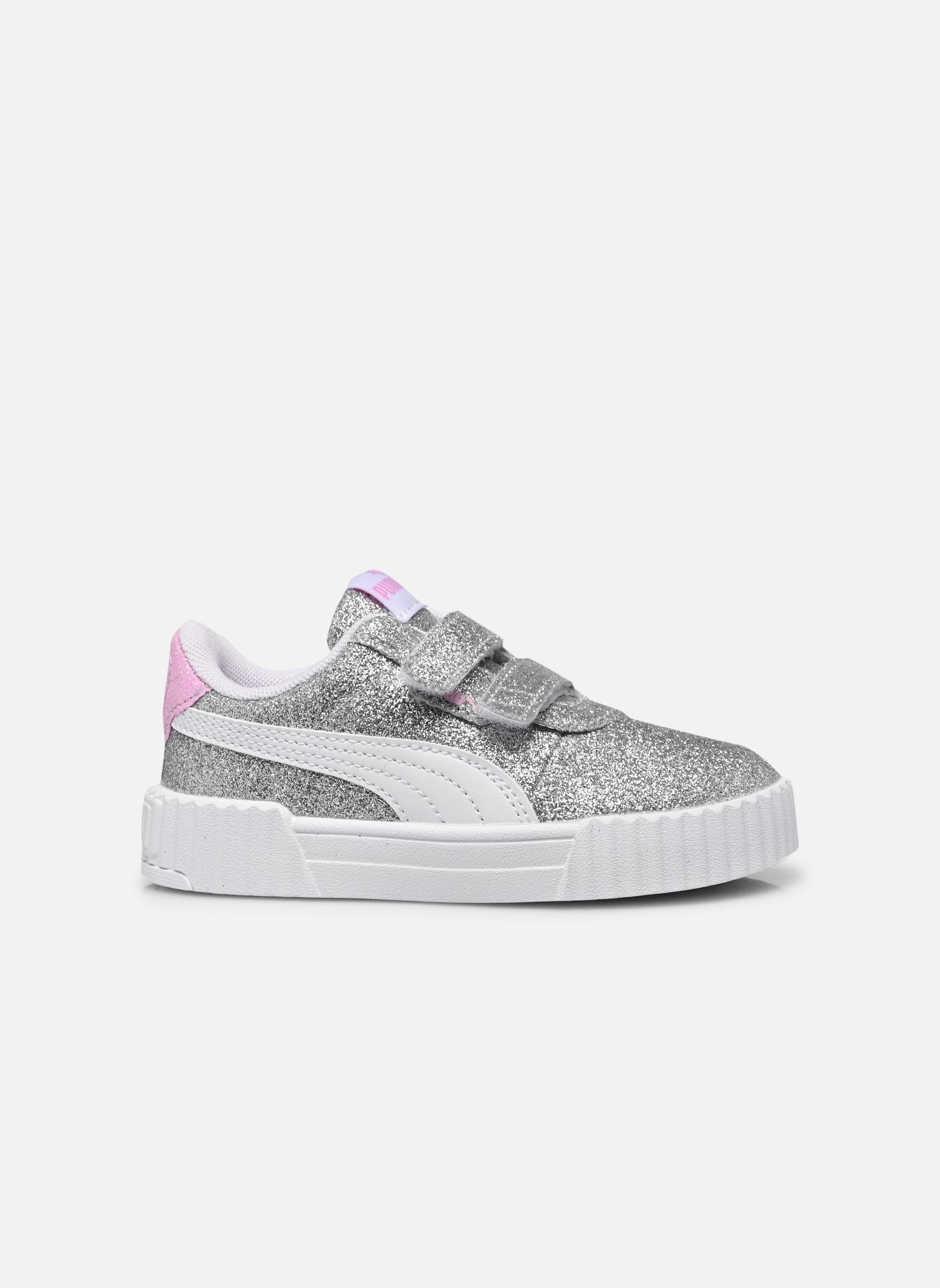 Sneaker Carina 3.0 Glitz V Inf mädchen silber Puma Sneaker Carina 3.0 Glitz V Inf mädchen silber PUMA SILVER-PUMA WHITE