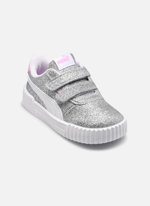 Puma Sneaker Carina 3.0 Glitz V Inf mädchen silber