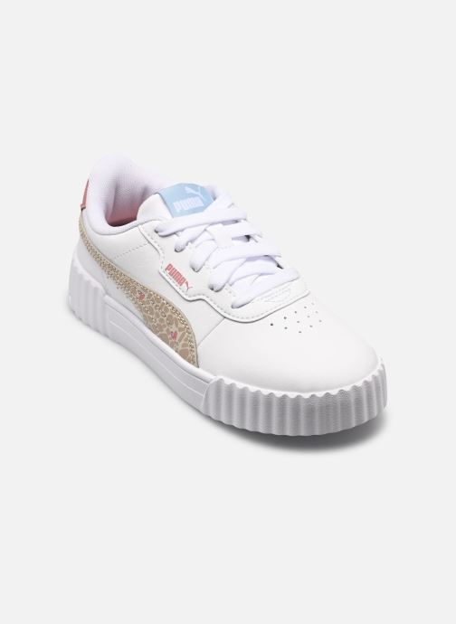 Puma Sneaker Carina 3.0 Winter Safari PS mädchen weiß