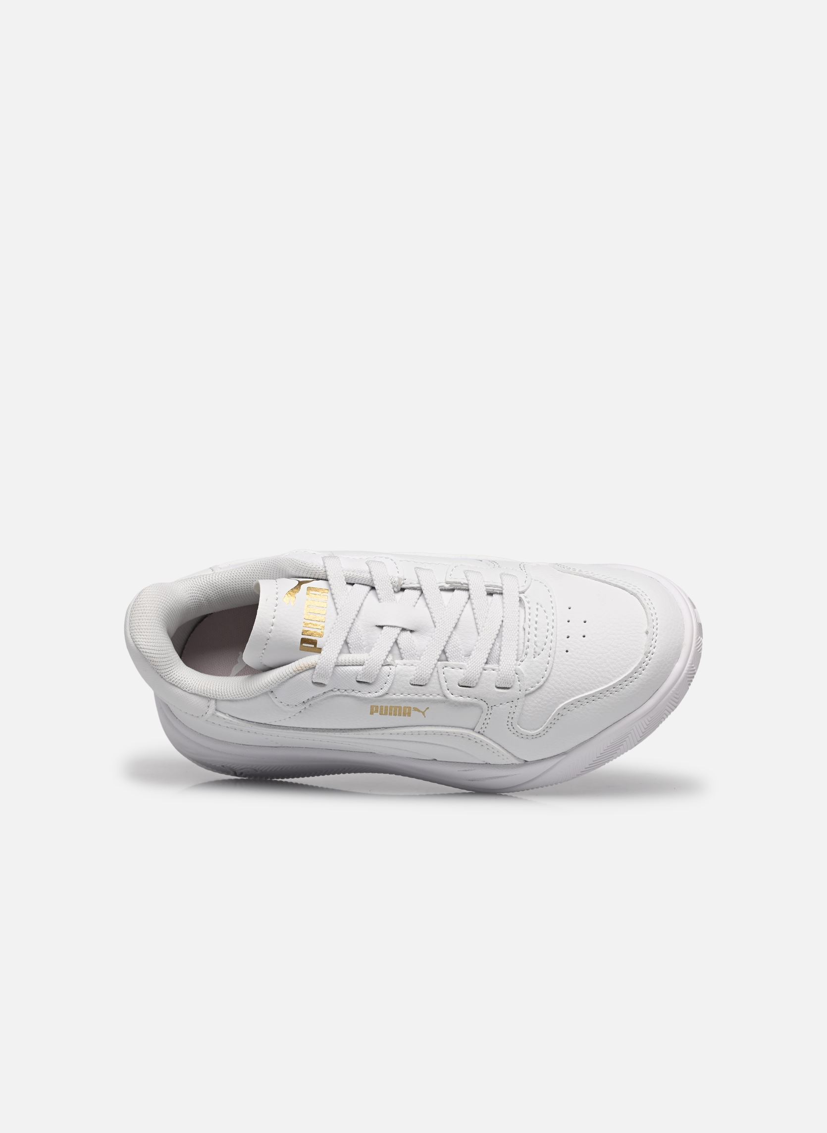 Baskets Court Bae AC PS fille blanc Puma Baskets Court Bae AC PS fille blanc PUMA WHITE-PUMA WHITE-PUMA GOL
