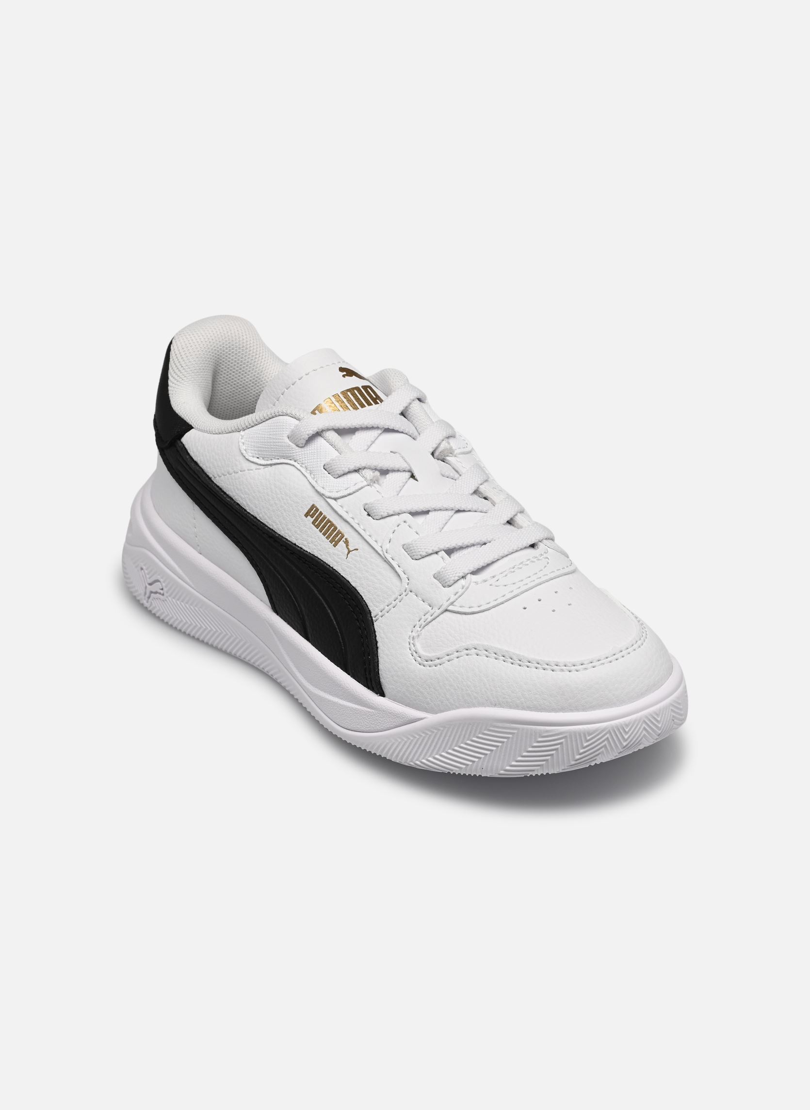 Baskets Court Bae AC PS fille blanc Puma Baskets Court Bae AC PS fille blanc PUMA WHITE-PUMA BLACK-PUMA GOL