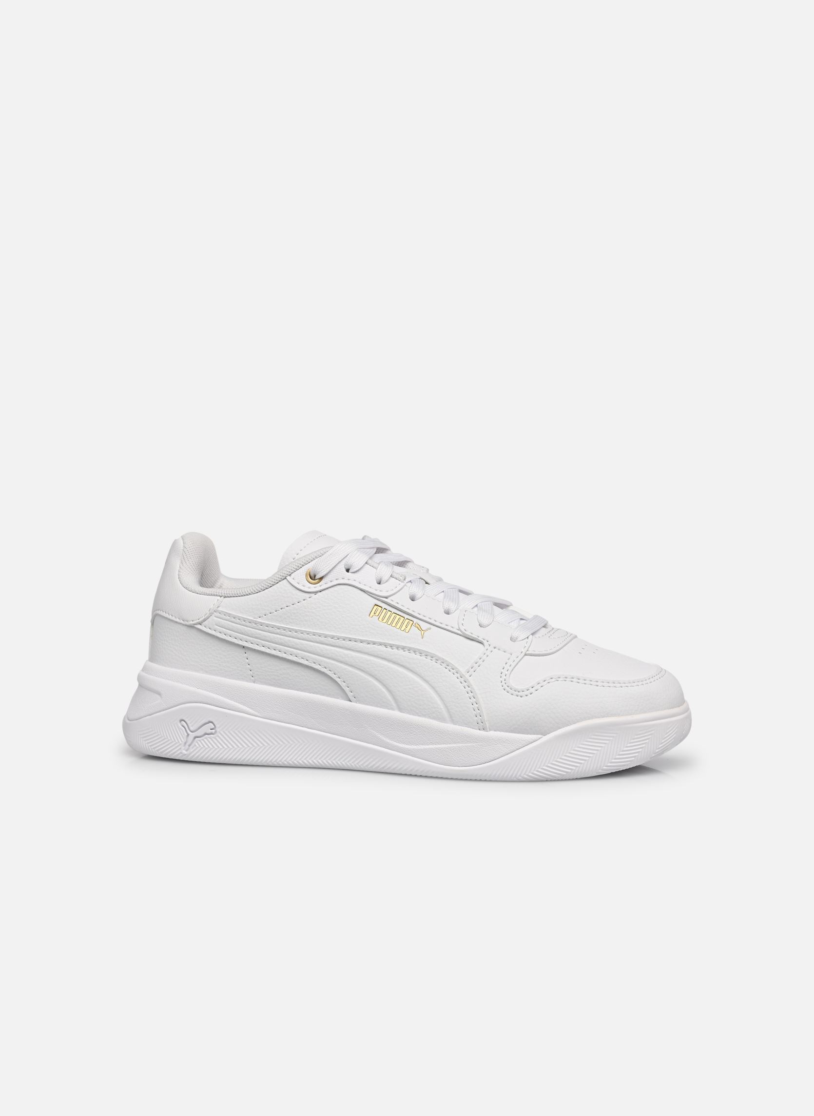 Baskets Court Bae JR fille blanc Puma Baskets Court Bae JR fille blanc PUMA WHITE-PUMA WHITE-PUMA GOL