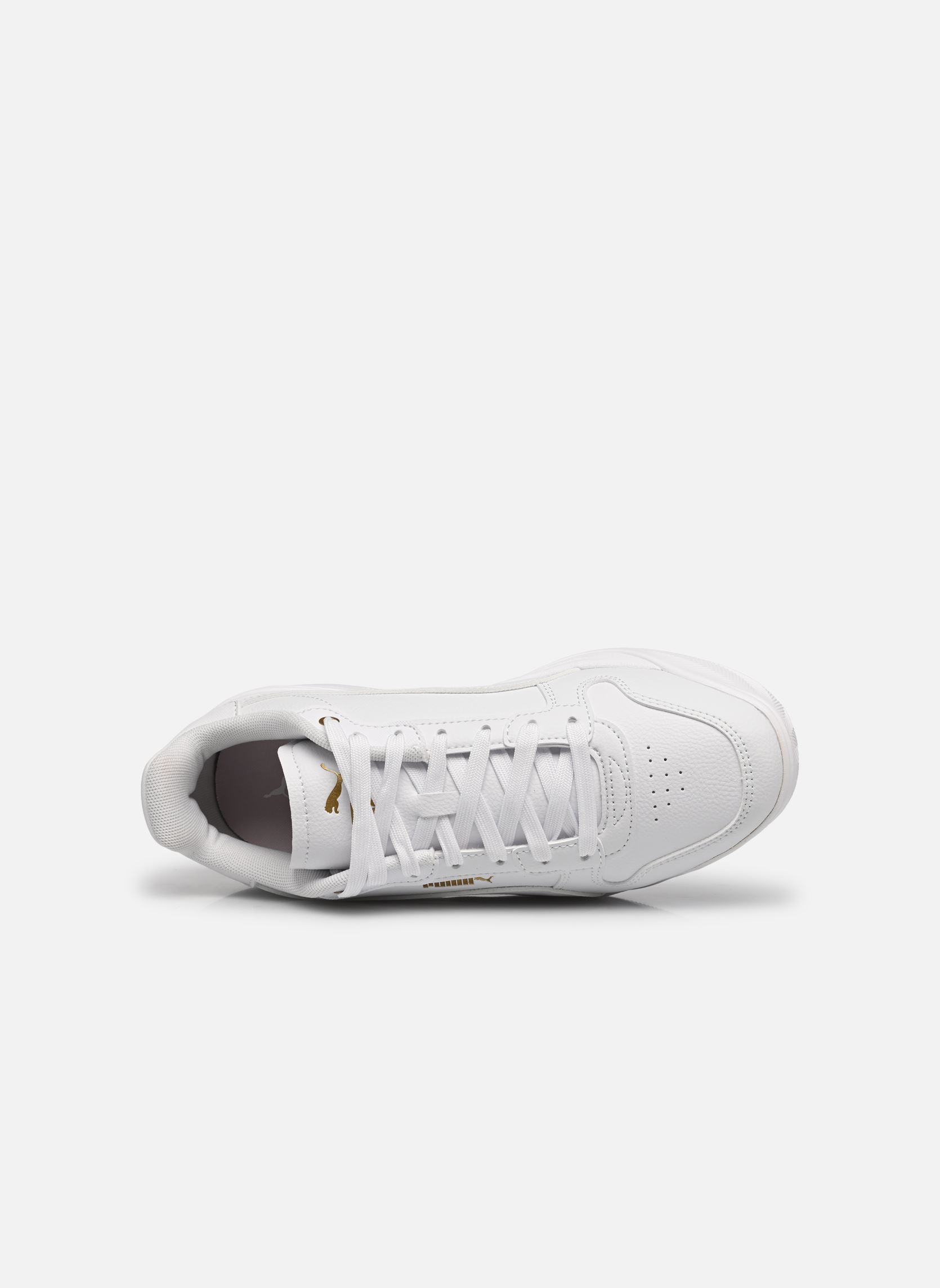 Baskets Court Bae JR fille blanc Puma Baskets Court Bae JR fille blanc PUMA WHITE-PUMA WHITE-PUMA GOL