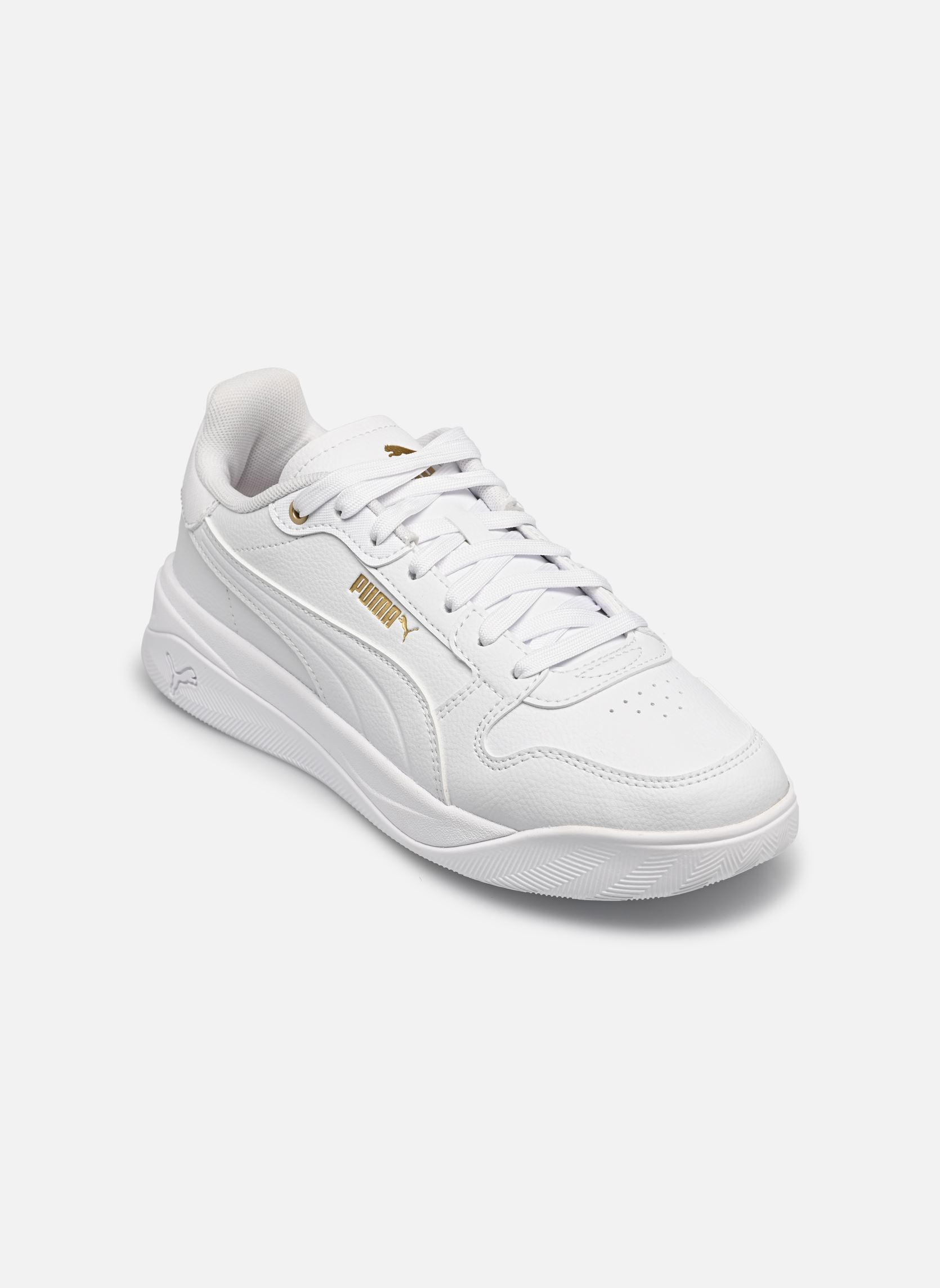 Baskets Court Bae JR fille blanc Puma Baskets Court Bae JR fille blanc PUMA WHITE-PUMA WHITE-PUMA GOL