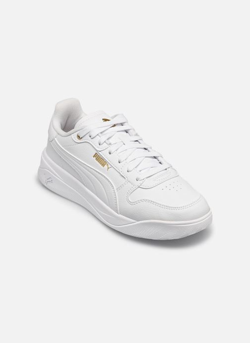 Puma Baskets Court Bae JR fille blanc