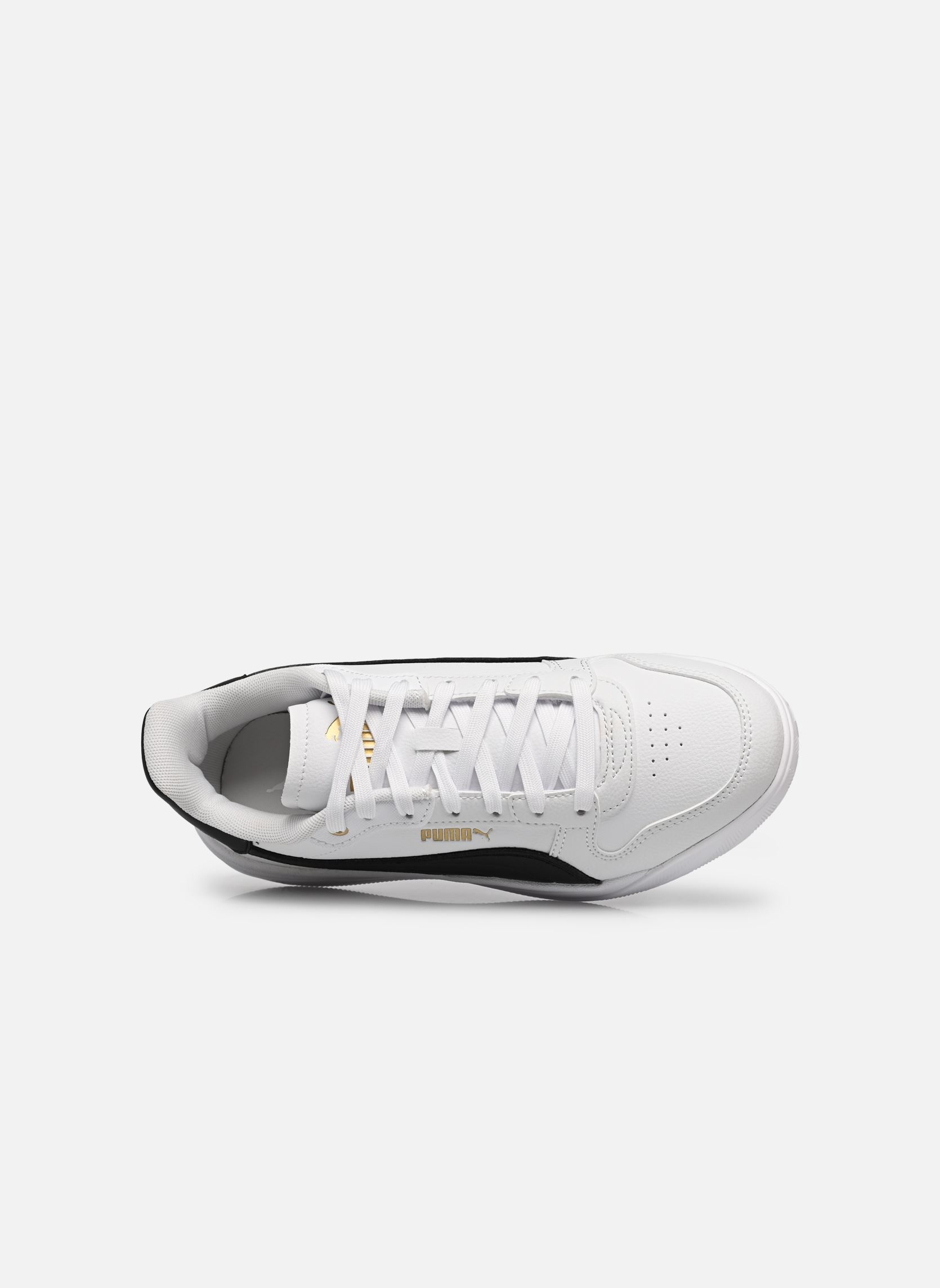 Baskets Court Bae JR fille blanc Puma Baskets Court Bae JR fille blanc PUMA WHITE-PUMA BLACK-PUMA GOL