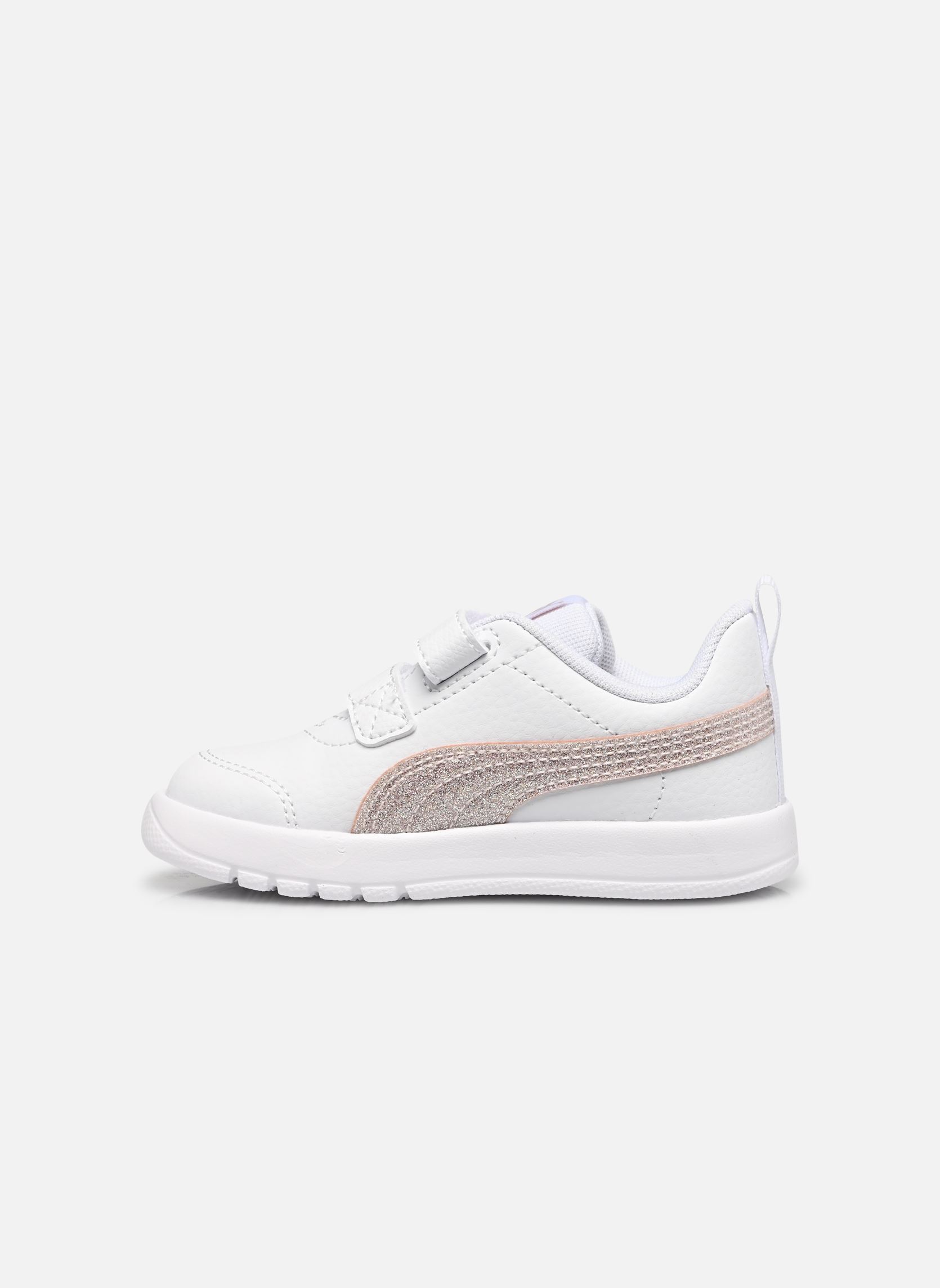 Sneaker Courtflex V3 Glitz V Inf mädchen weiß Puma Sneaker Courtflex V3 Glitz V Inf mädchen weiß PUMA WHITE-MISTY PINK