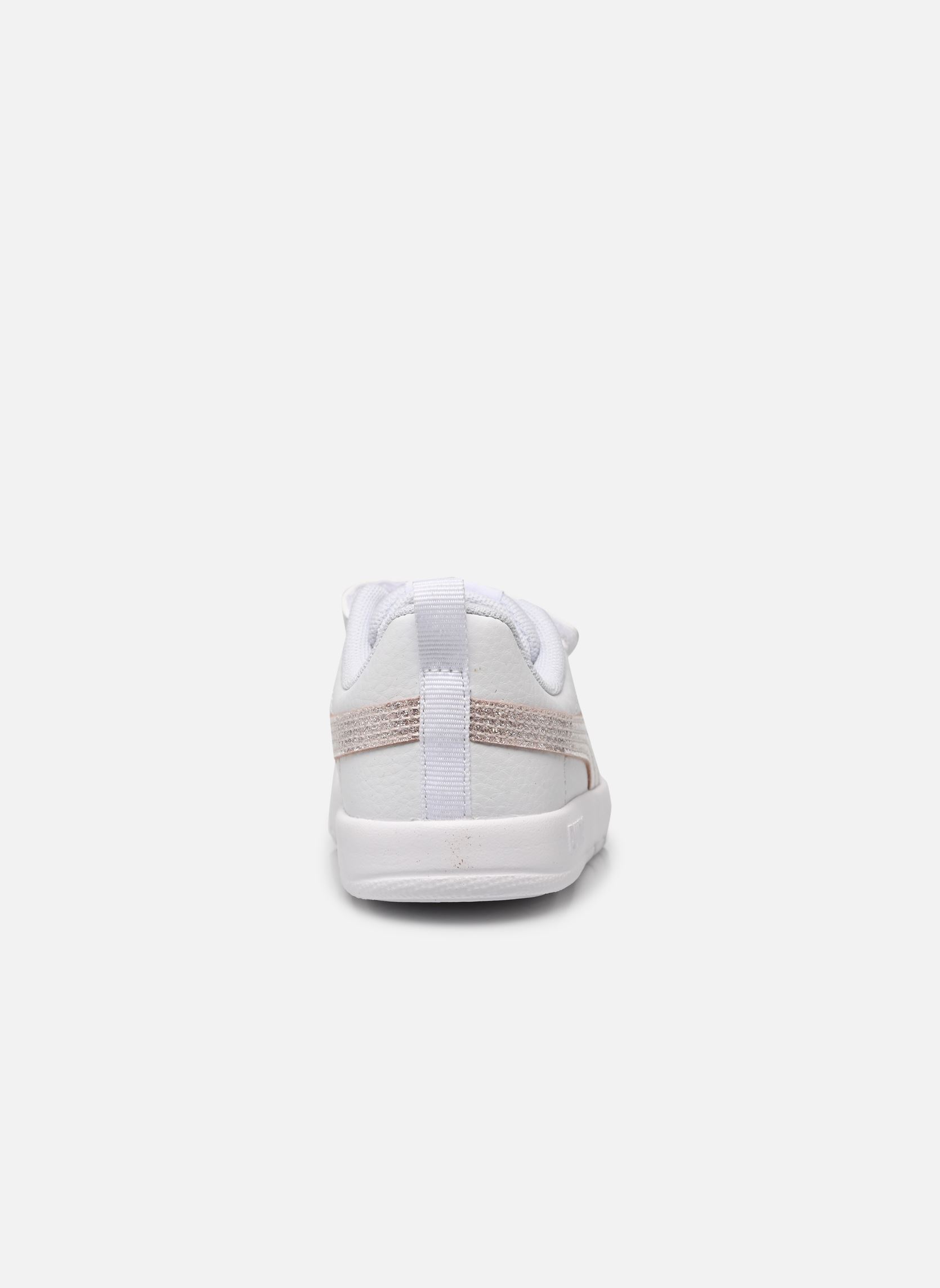 Sneaker Courtflex V3 Glitz V Inf mädchen weiß Puma Sneaker Courtflex V3 Glitz V Inf mädchen weiß PUMA WHITE-MISTY PINK