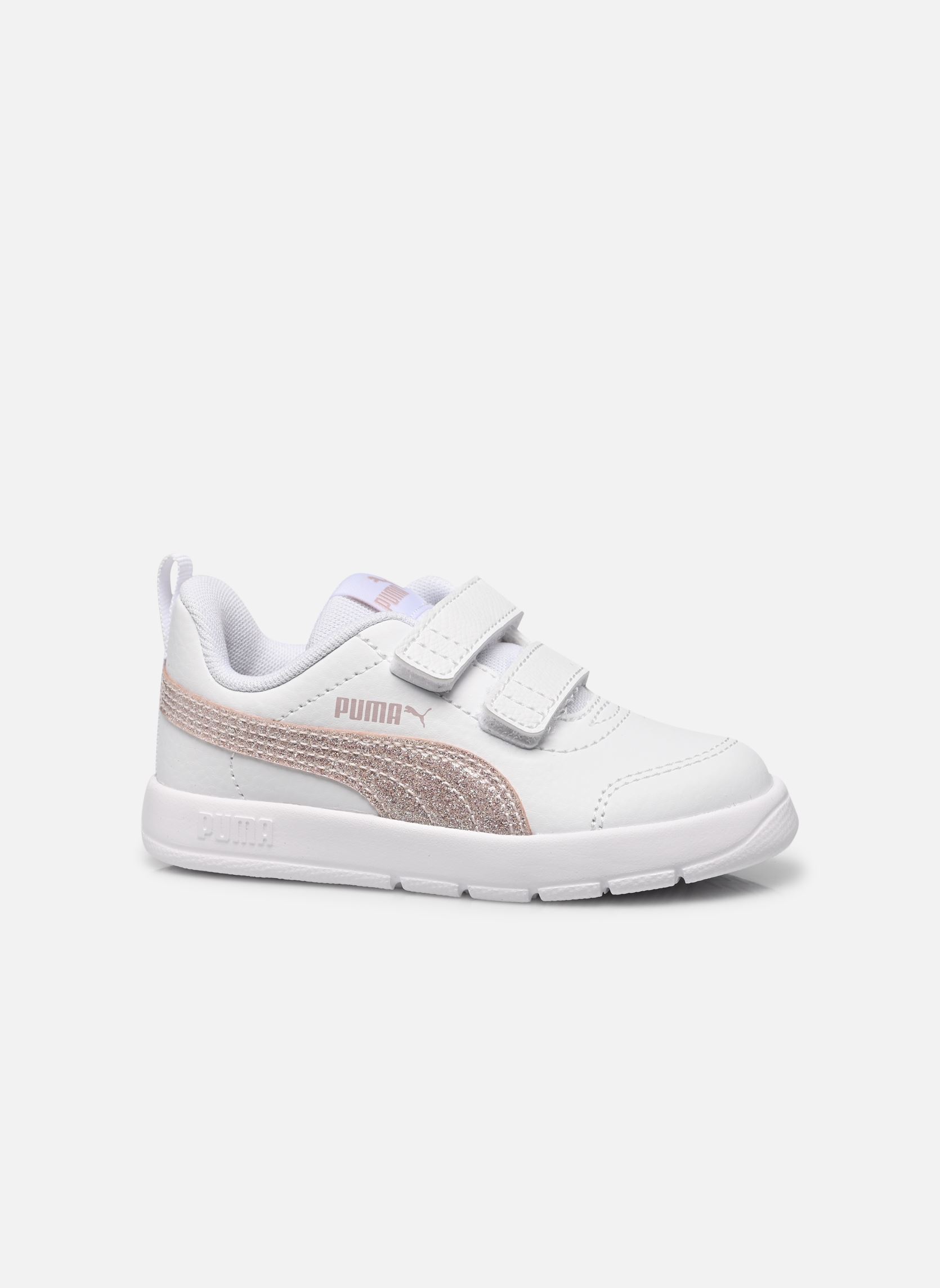 Sneaker Courtflex V3 Glitz V Inf mädchen weiß Puma Sneaker Courtflex V3 Glitz V Inf mädchen weiß PUMA WHITE-MISTY PINK