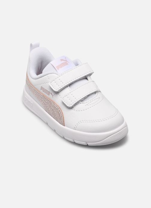 Puma Sneaker Courtflex V3 Glitz V Inf mädchen weiß