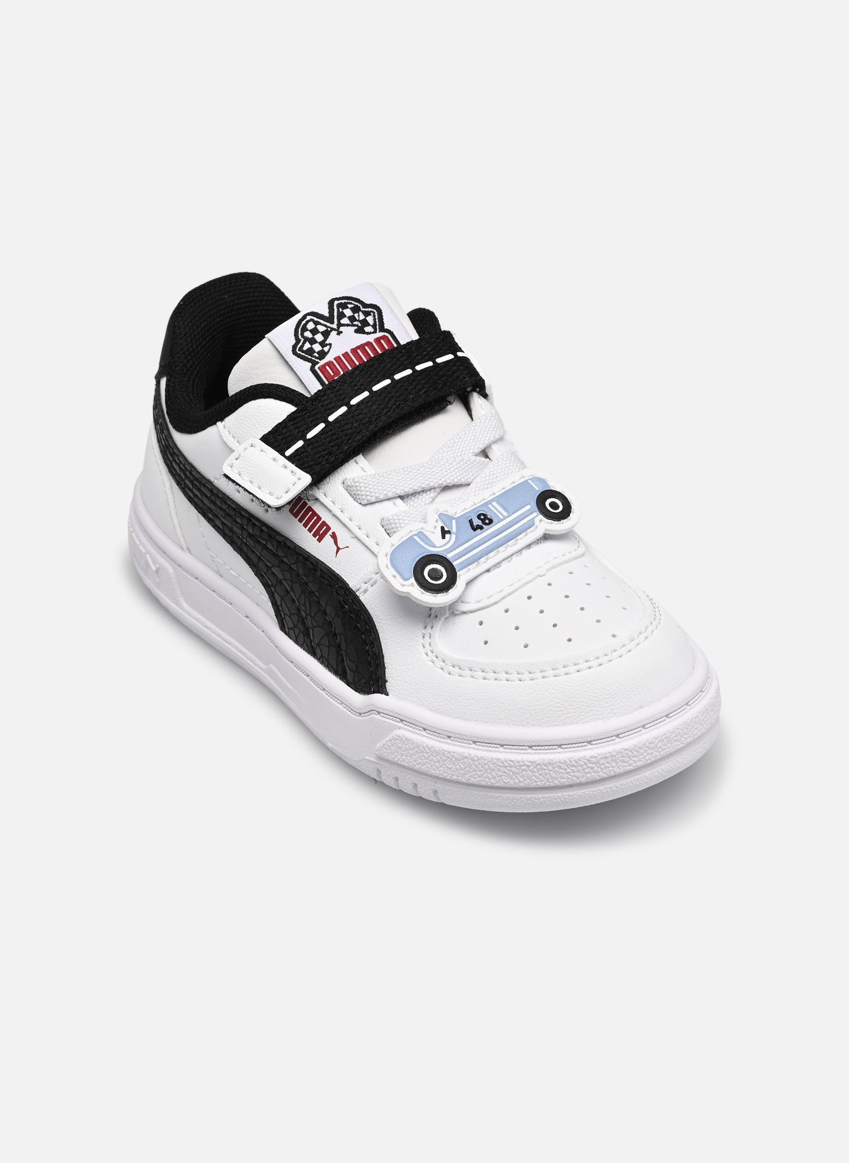 Baskets Puma Caven III Racing Crew AC+ Inf garçon blanc Puma Baskets Puma Caven III Racing Crew AC+ Inf garçon blanc PUMA WHITE-PUMA BLACK-CHAMBRAY