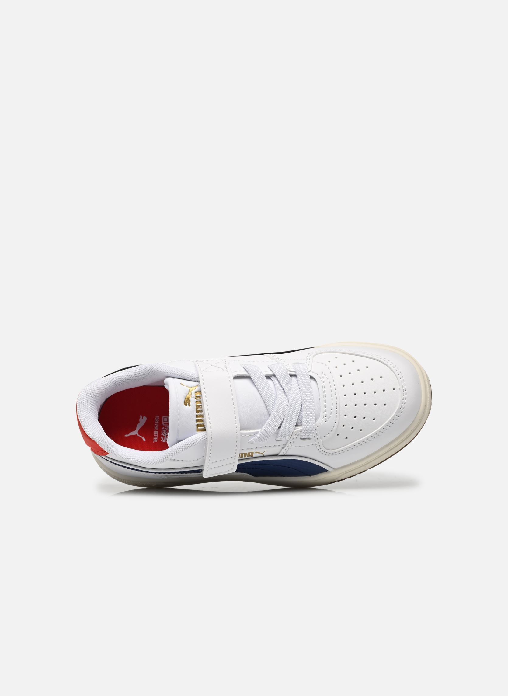 Sneaker Puma Caven III Retro AC+ PS jungen weiß Puma Sneaker Puma Caven III Retro AC+ PS jungen weiß PUMA WHITE-BLUE JEWEL-GUM