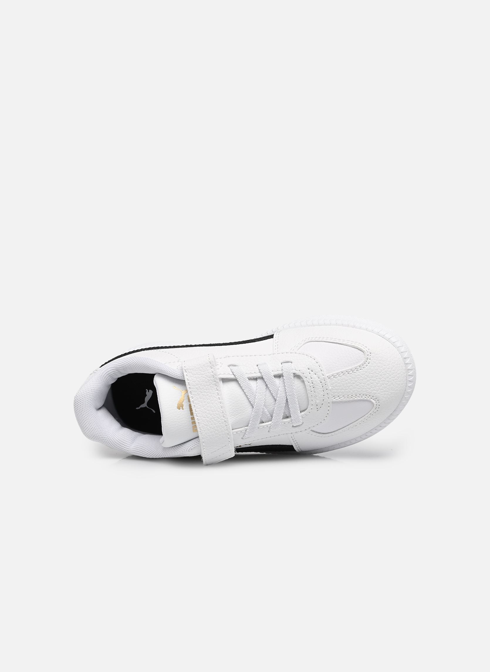 Baskets Puma Club LT SL AC+ PS garçon blanc Puma Baskets Puma Club LT SL AC+ PS garçon blanc PUMA WHITE-PUMA BLACK-PUMA GOL