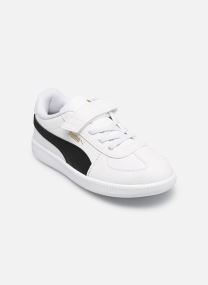Baskets Puma Club LT SL AC+ PS garçon blanc Puma Baskets Puma Club LT SL AC+ PS garçon blanc PUMA WHITE-PUMA BLACK-PUMA GOL