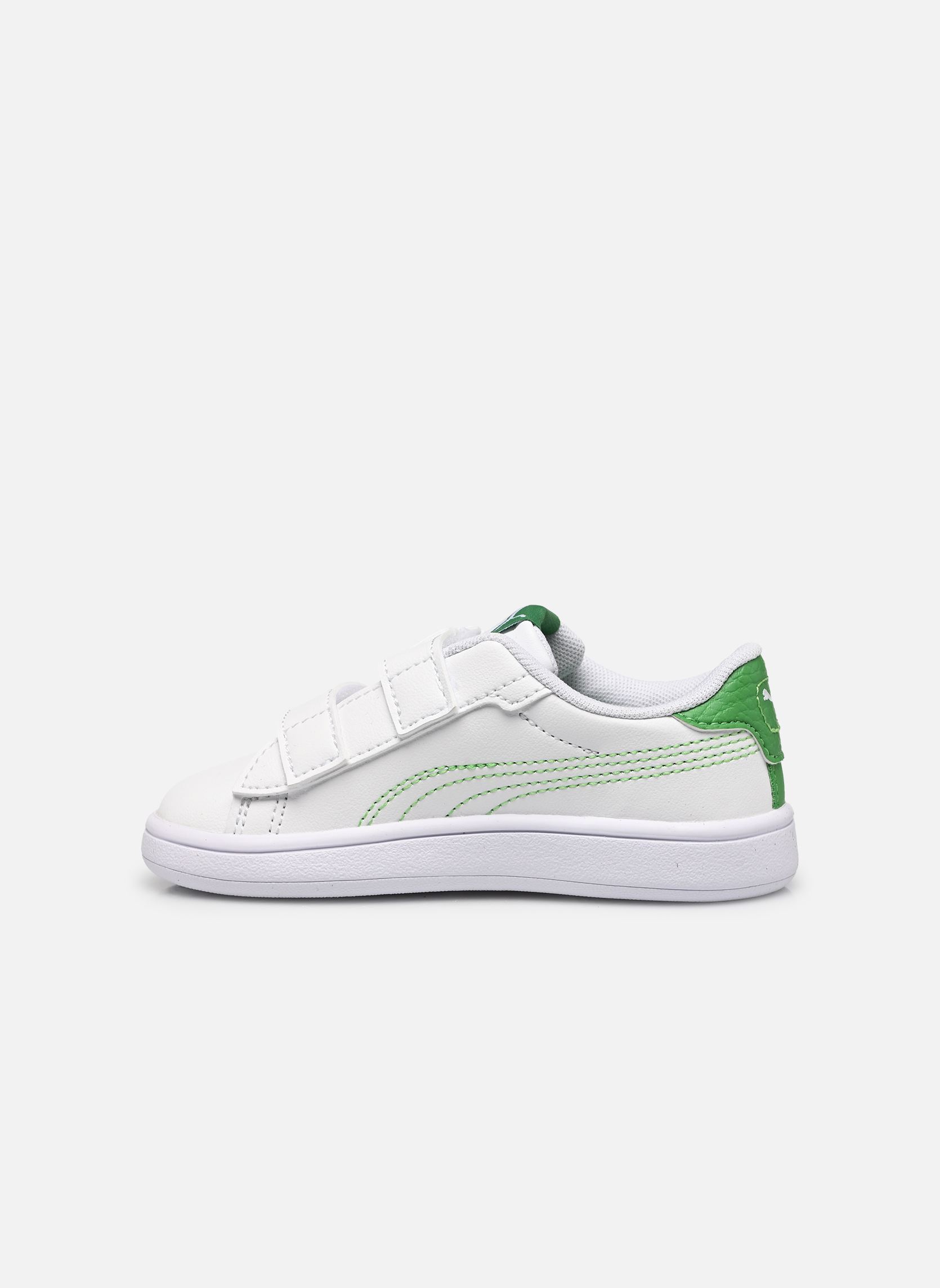 Sneaker Puma Smash 3.0 Dino V Inf jungen weiß Puma Sneaker Puma Smash 3.0 Dino V Inf jungen weiß PUMA WHITE-GREEN FRUIT-VIBRANT