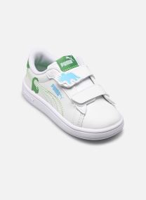 Sneaker Puma Smash 3.0 Dino V Inf jungen weiß